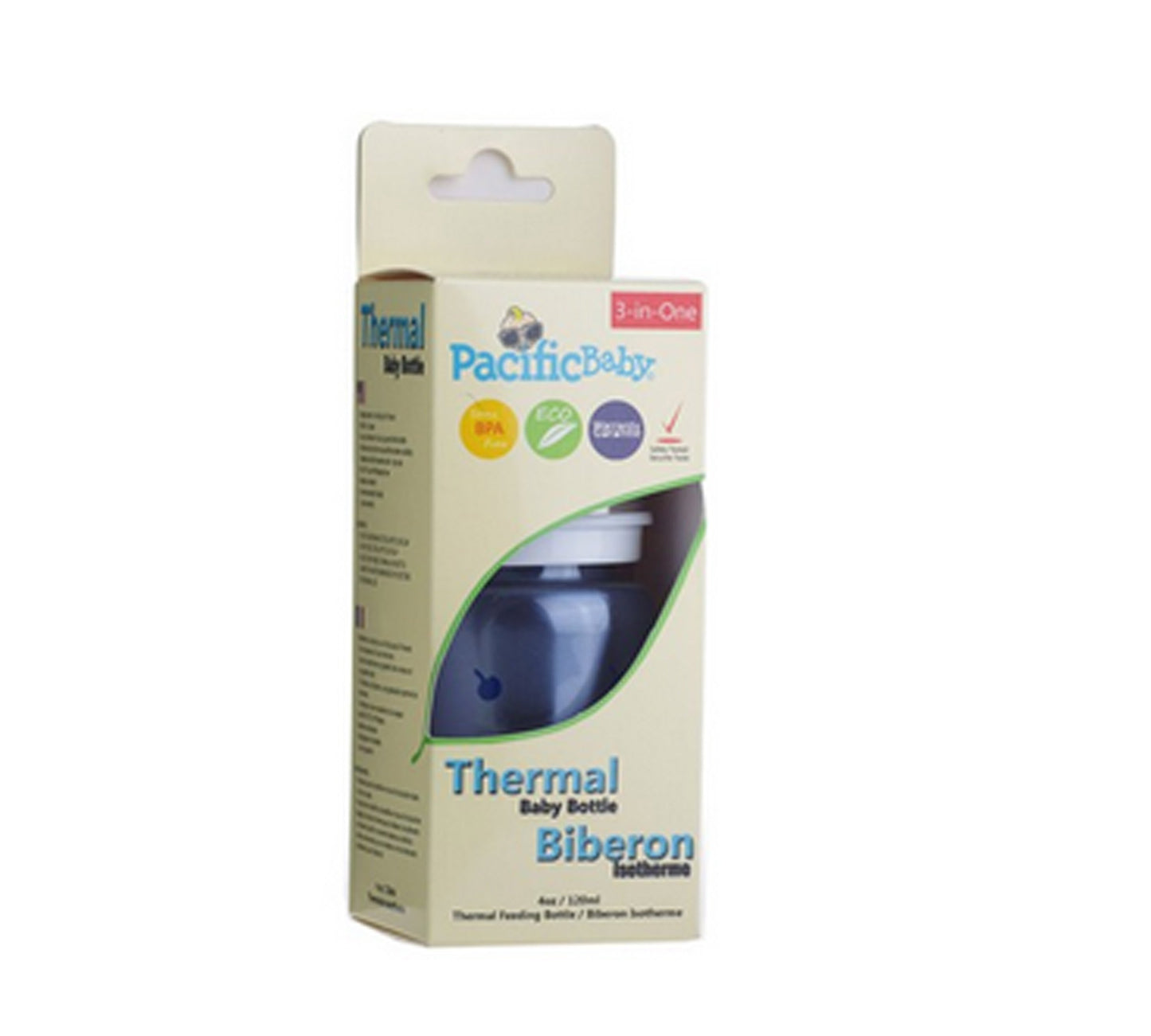 Biberón 3 En 1 Pacific Baby Mora Azul