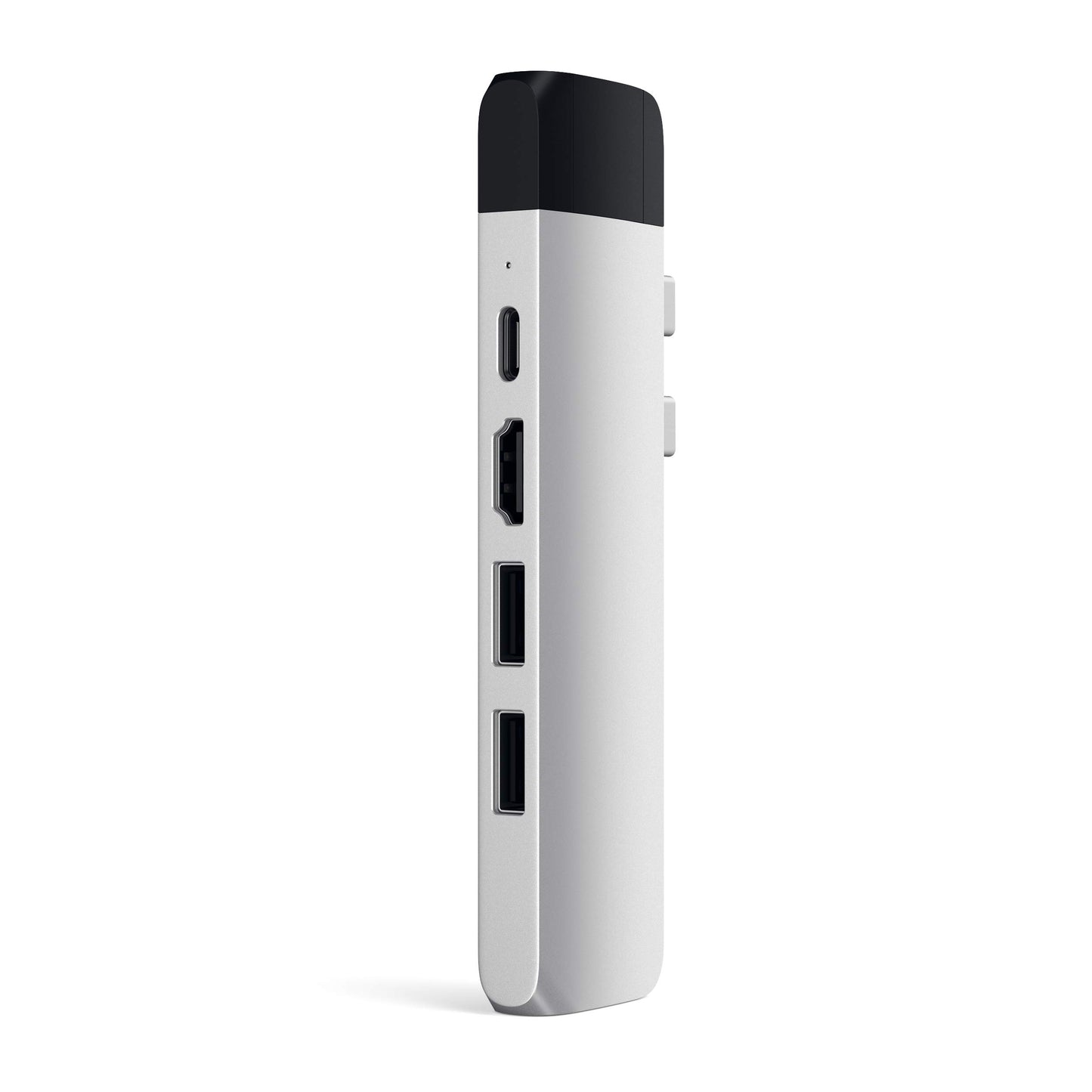 Adaptador Pro Hub Tipo-C SATECHI Plata con Ethernet y 4K HDMI para M2 y M1 MacBook Pro/Air
