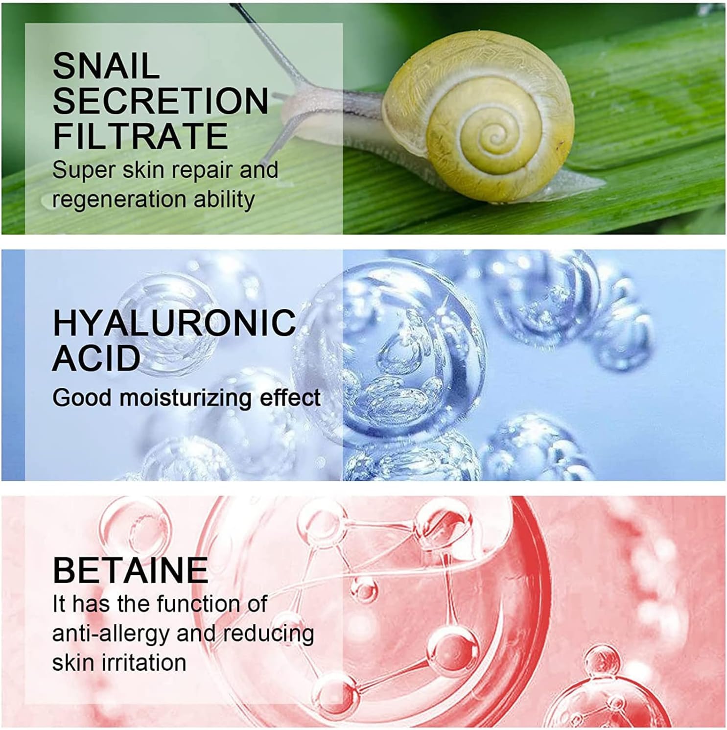 Fórmula Avanzada de Crema Hidratante de Mucina de Caracol para Mujeres - Hidratante Facial Diario 100g (2 Frascos)