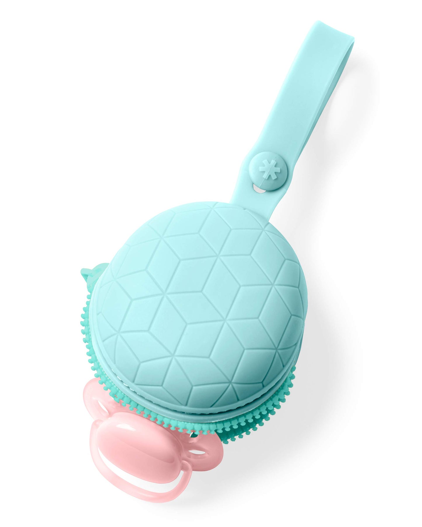 Sostenedor de Chupetes Skip Hop Azulado con Forro Antimicrobiano