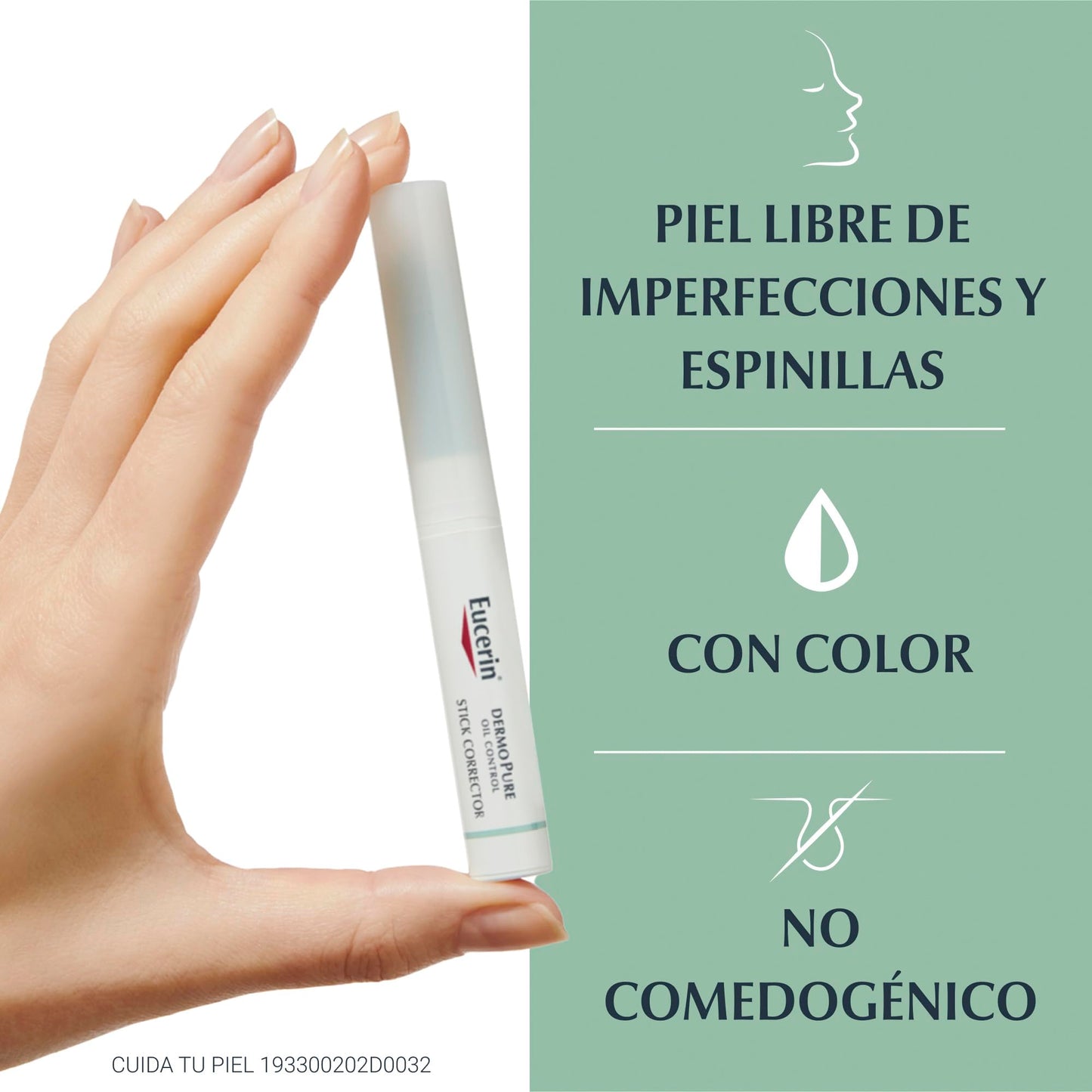 Eucerin Lápiz Corrector Imperfecciones para Piel Grasa, 2.5 g