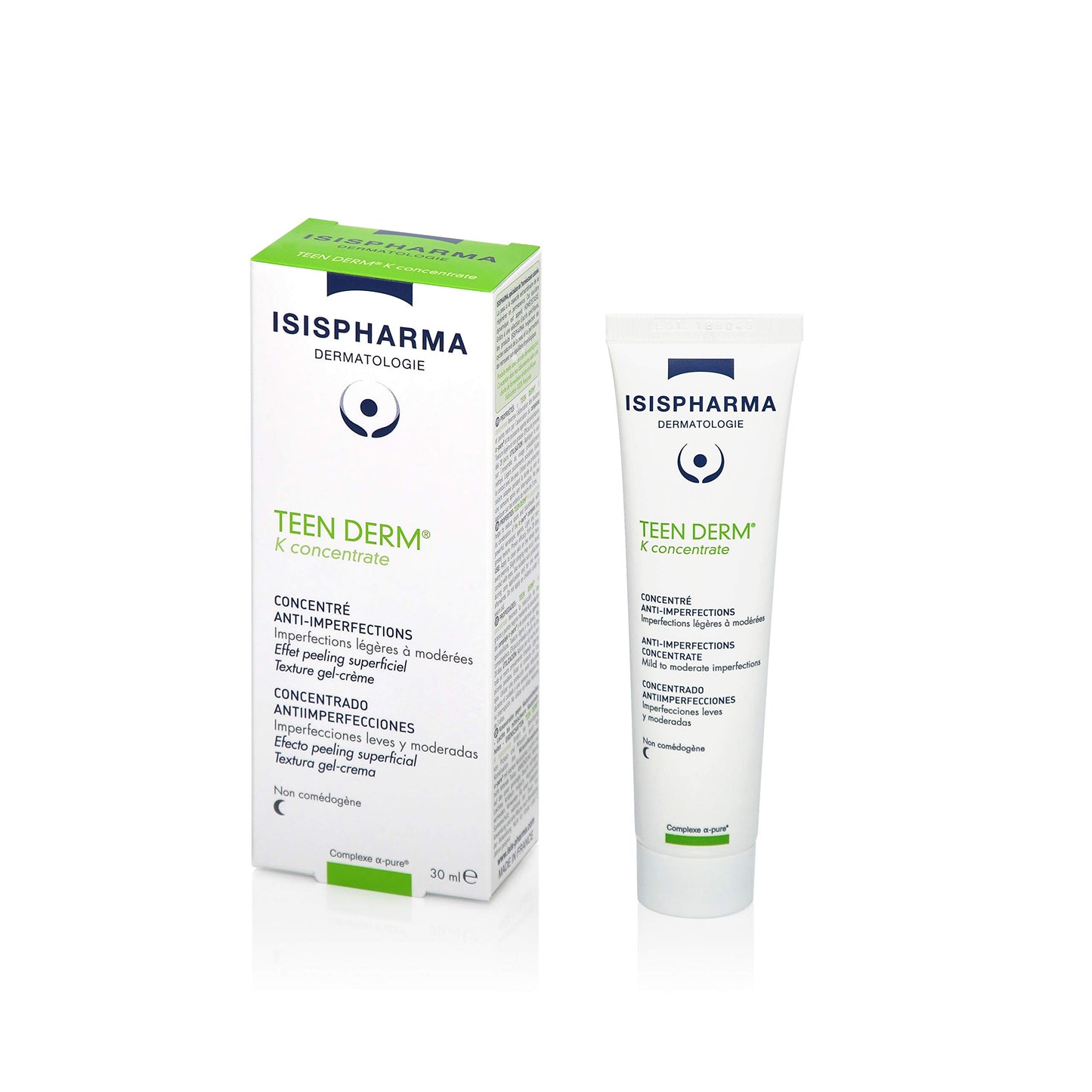 Isispharma Teen derm K Concentrate 30 ml tratamiento para acné con imperfecciones