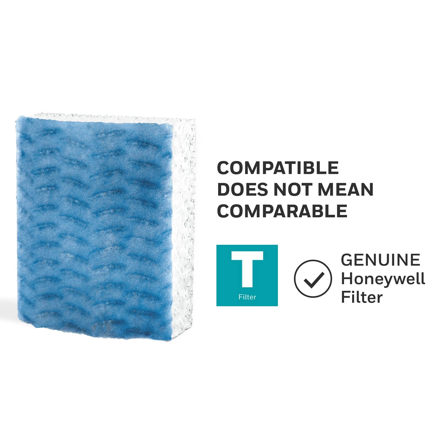 Honeywell - Filtro de absorción de humedad de repuesto, 1 unidad, color blanco