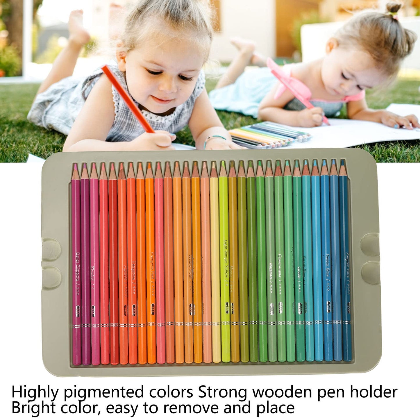 Juego de Lápices de Colores 300 Bolígrafos de Colores Aceitosos de Núcleo Suave para Libros de Colorear para Adultos para Artistas,Dibujo, Bocetos,Manualidades, Suministros de Arte
