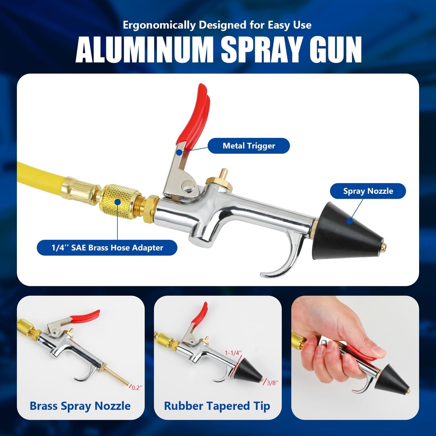 Gnhydxfe - Kit de descarga de aire acondicionado para automóviles, herramienta de limpieza de tuberías para el hogar, herramienta de descarga de aire acondicionado, aire acondicionado, aire