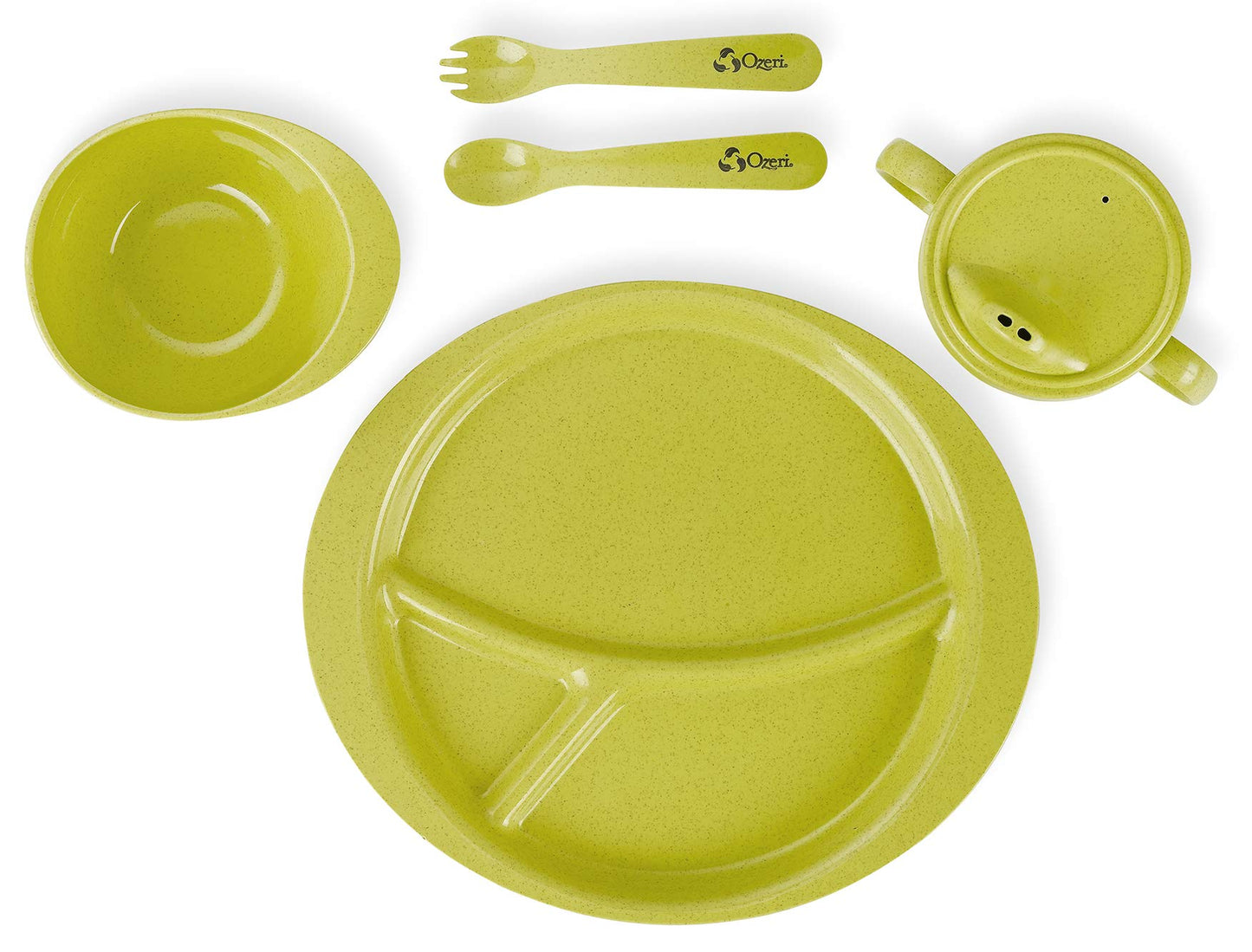 Juego de vajilla para niños Ozeri Earth de origen 100 % vegetal