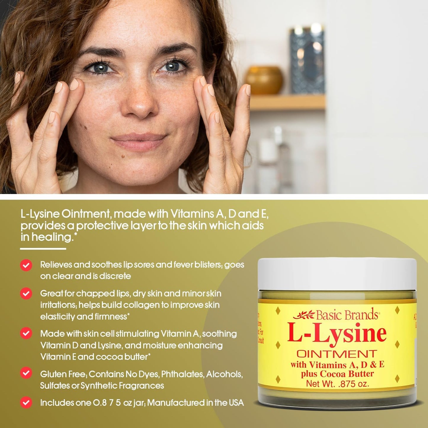Lysine Lip Ointment - 0.875 Oz by L-Lysine Herpes Cold Sore
