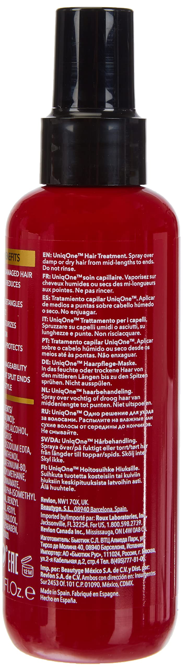 Tratamiento Capilar Uniq One en Blanco Todo en Uno