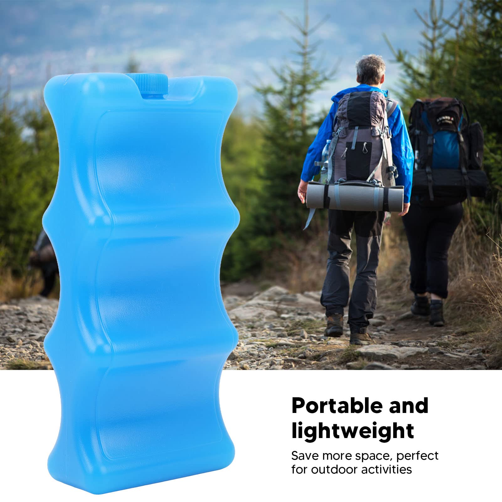 Paquetes de Hielo Reutilizables Azul Forma Contorneada para Leche Materna