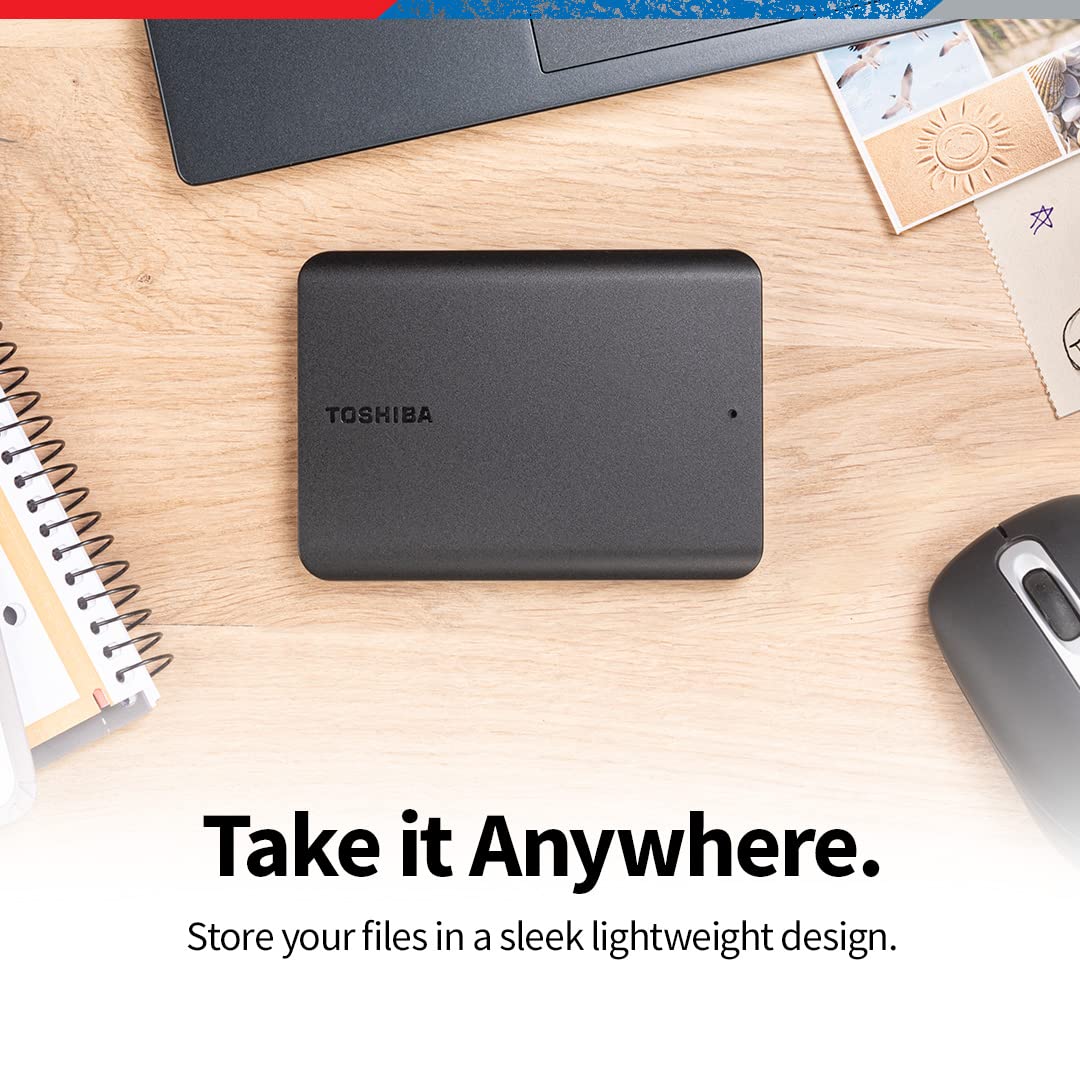 Disco Duro Externo Toshiba 4TB Negro USB 3.0 Basics