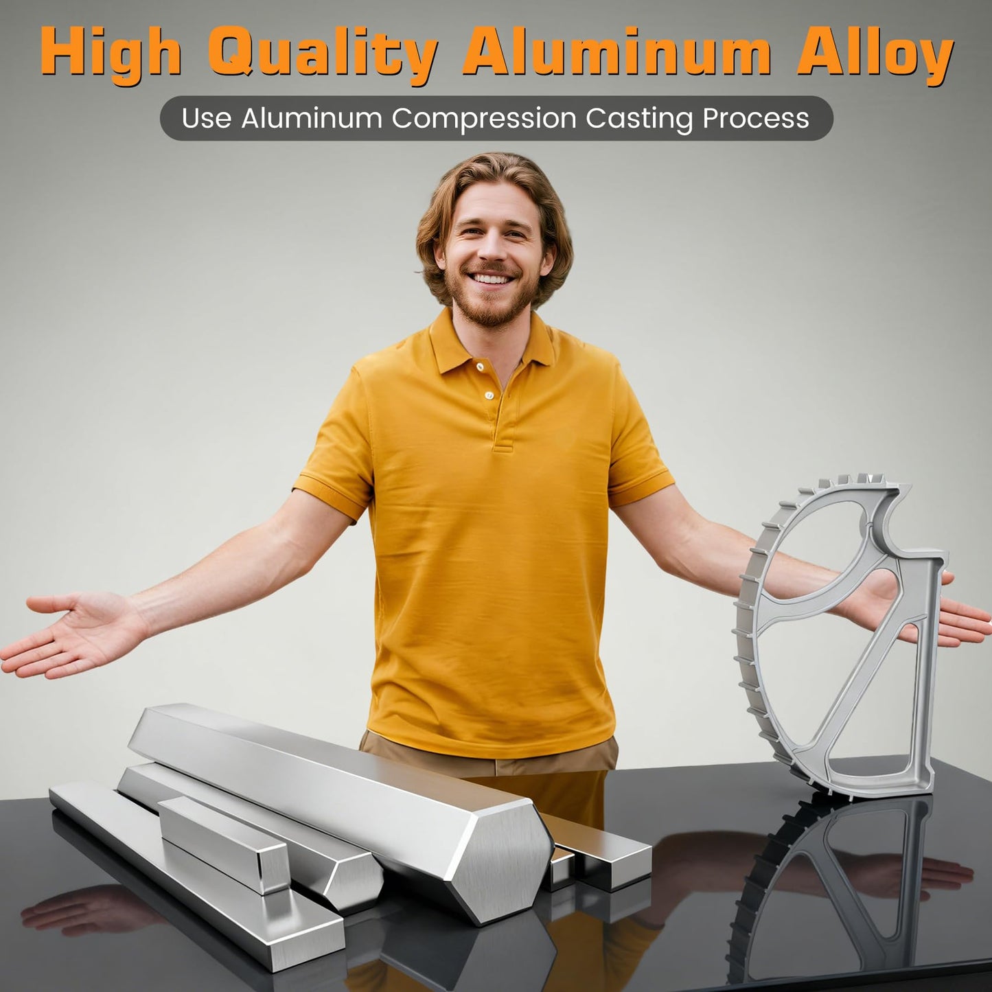 Jack de remolque de fácil elevación, gato de remolque de barco resistente adecuado para ruedas de 8 a 15 pulgadas de vehículos de un solo eje, barcos, remolques de campamento, etc., gato de remolque