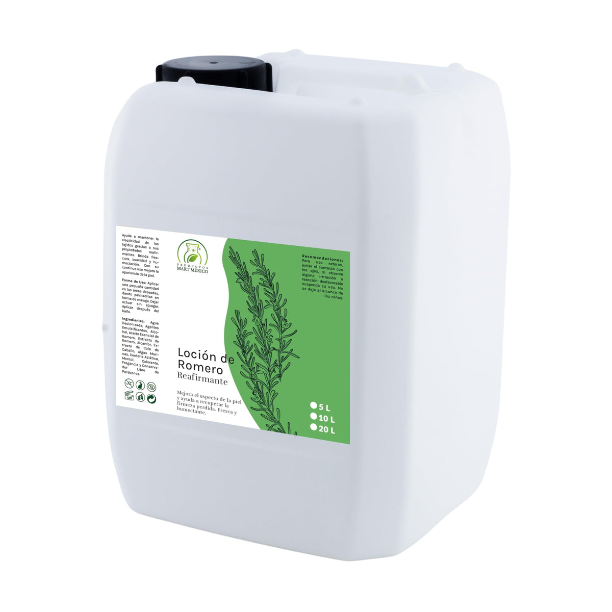 Loción Reafirmarte De Romero 5 Litros Productos Mart Mexico