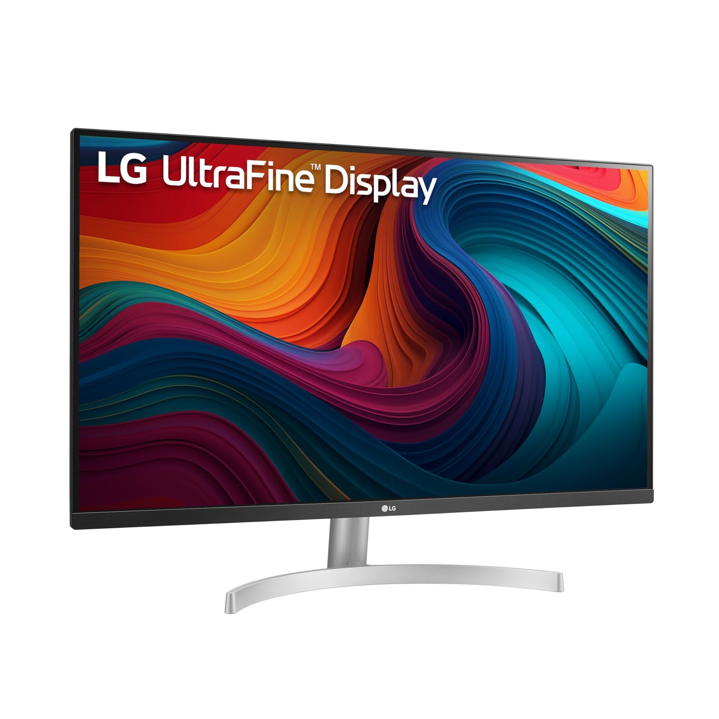 LG 32UN500-W Monitor 32" Ultrafine (3840 x 2160), AMD FreeSync, DCI-P3 90% Gama de Colores, HDR10, Altavoces Integrados, diseño virtualmente sin Bordes de 3 Lados, Plateado/Blanco