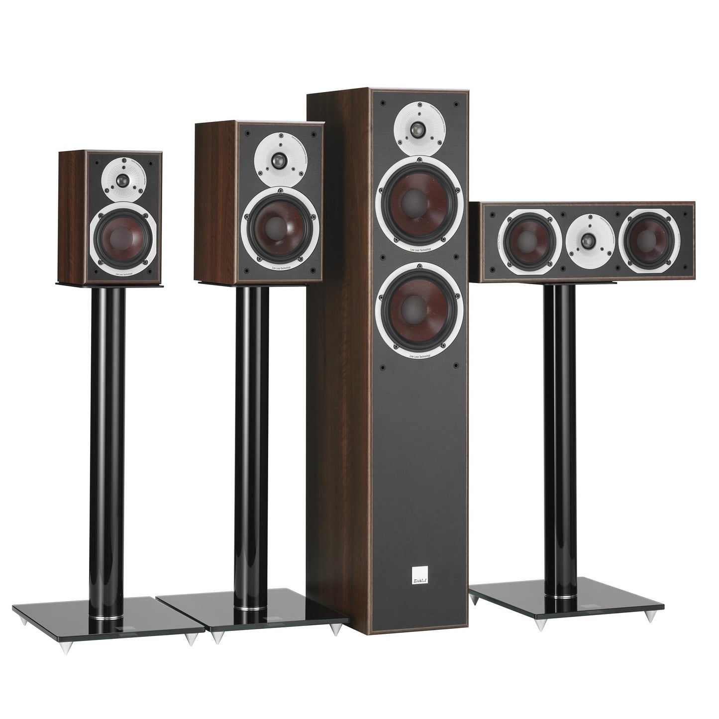 Dali Spektor 1 100W Nuez - Bocinas (Bocina set unit, De 2 vías, Mesa/estante, Montar en la pared, 11.4 cm (4.5"), 2.1 cm, 100 W)