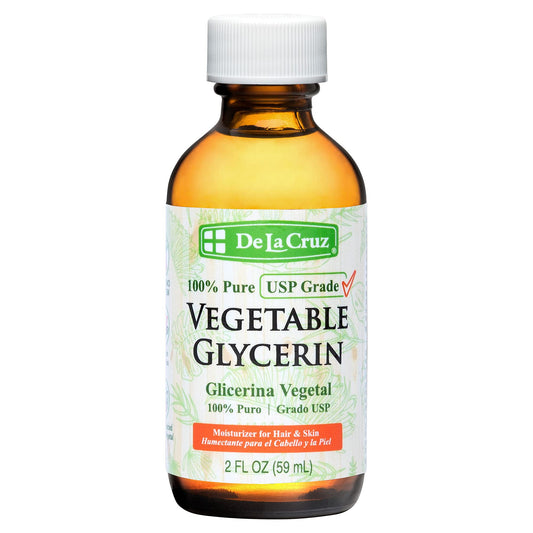 SKIN CARE DLC VEGETABLE GLYCERIN SOFTENS, TONES, MOISTURIZES SMOOTH, SUNSCREN, CLEANS, GLICERINA VEGETAL by De La Cruz