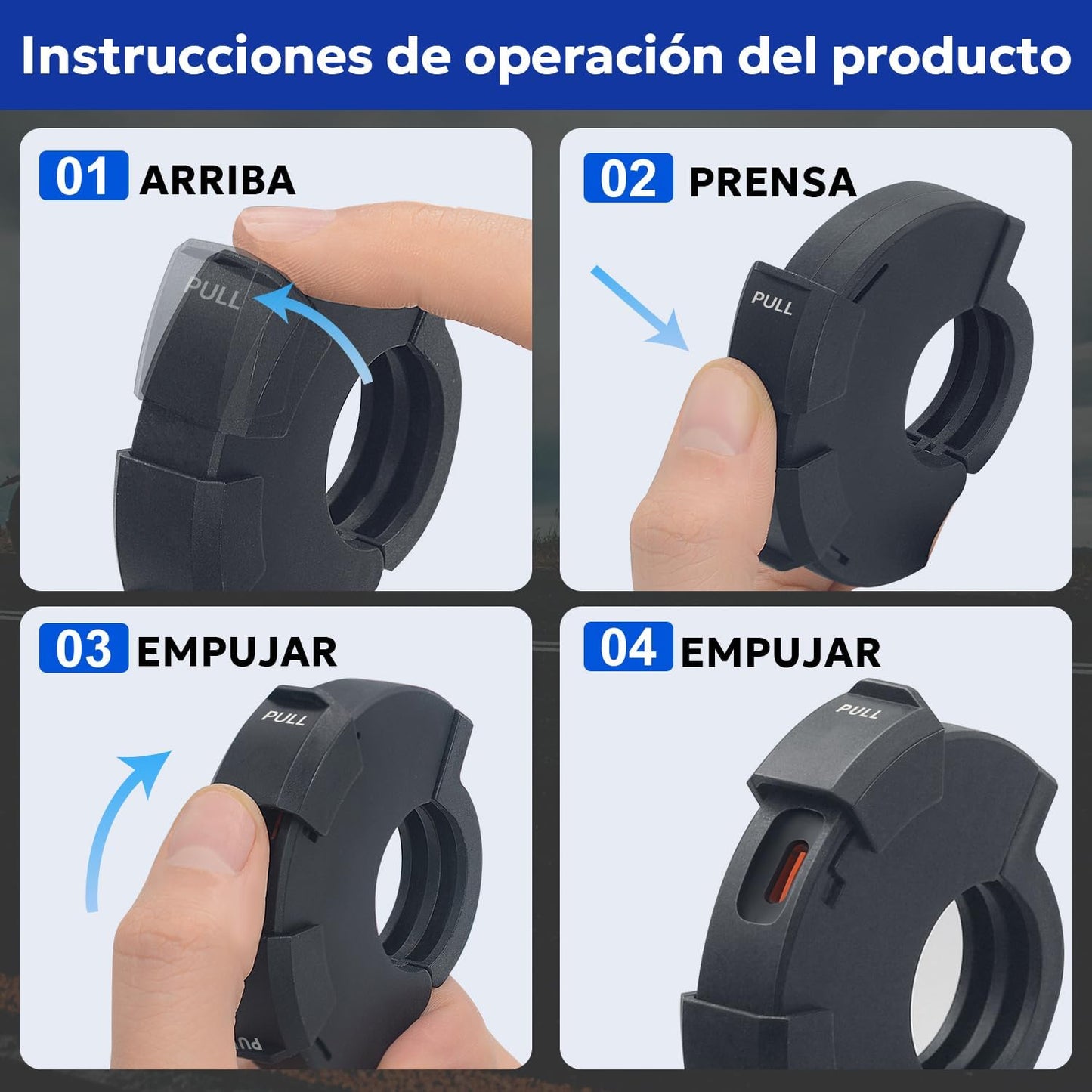 CYMUM - Cargador USB de teléfono para Motocicleta, USB Tipo c 30W PD Carga rápida 3.0 Cargador USB para Motocicleta Instalar en el Manillar