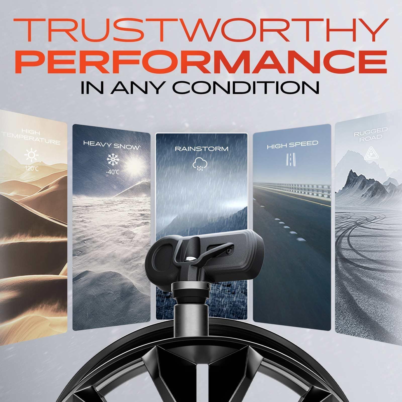 Sensor TPMS A-Premium 315MHz para Monitoreo de Presión de Neumáticos Compatible con Mitsubishi