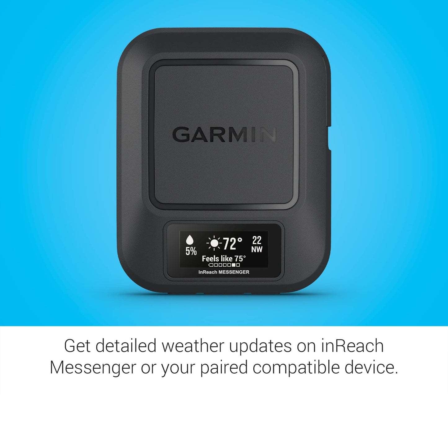 Garmin inReach® Messenger Comunicador satelital portátil, mensajería bidireccional Global