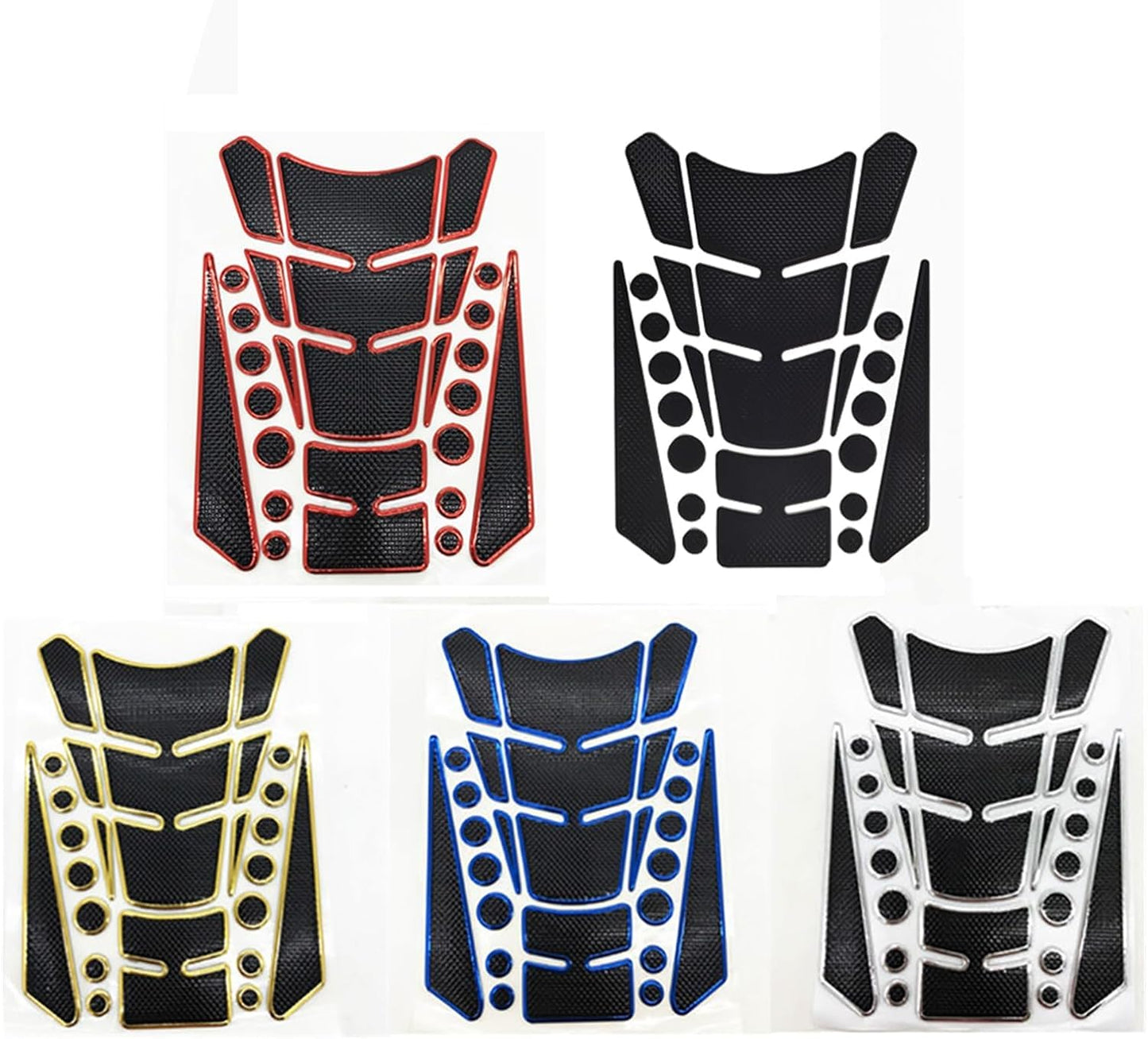 Protector de Gasolina para Moto VMINGO Rojo con Relieve