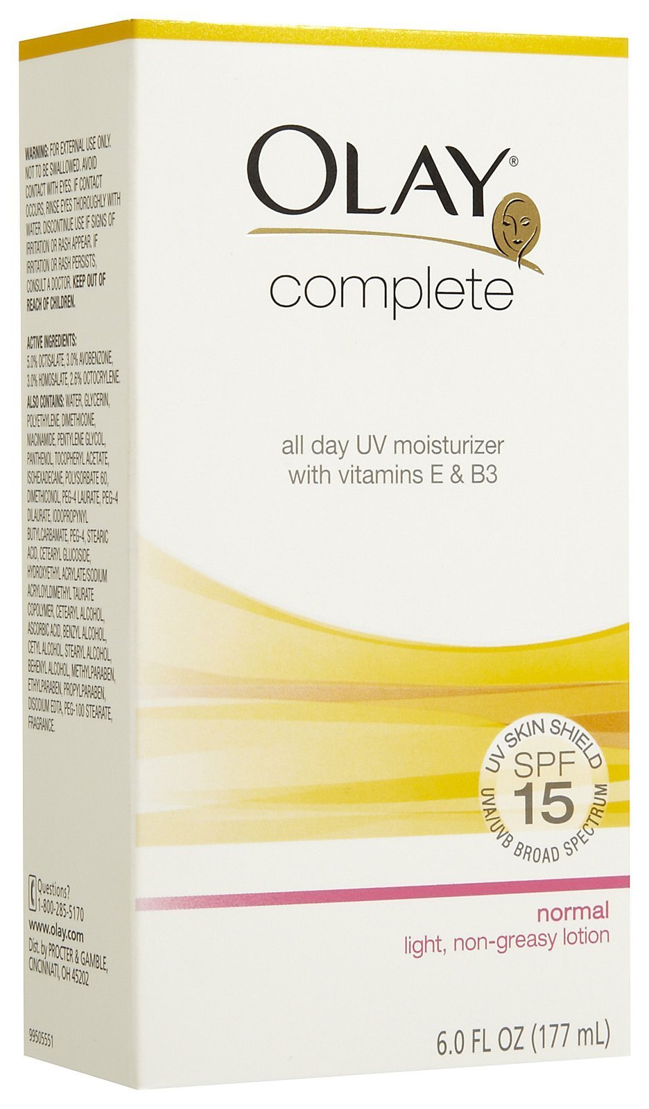 OLAY Complete All Day Moisturizer SPF 15, Sensitive Skin 6 oz