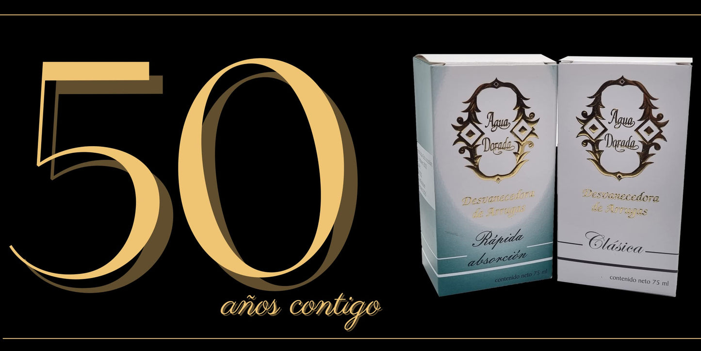 Loción Facial Suavizante con Agua Dorada de Rápida Absorción - Desvanecedor de Arrugas 75ml. ¡Descubre la magia del oro líquido para una piel suave y radiante!