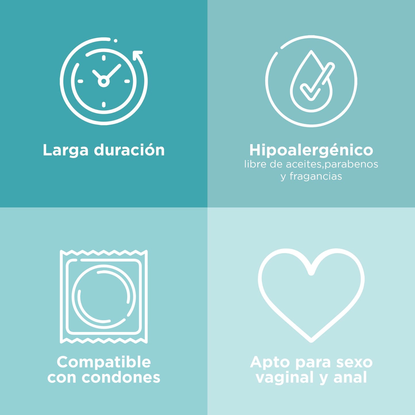 Lubricante Íntimo Be Wetlove Base de Agua con Aloe Vera, sin Olor, 500 ml