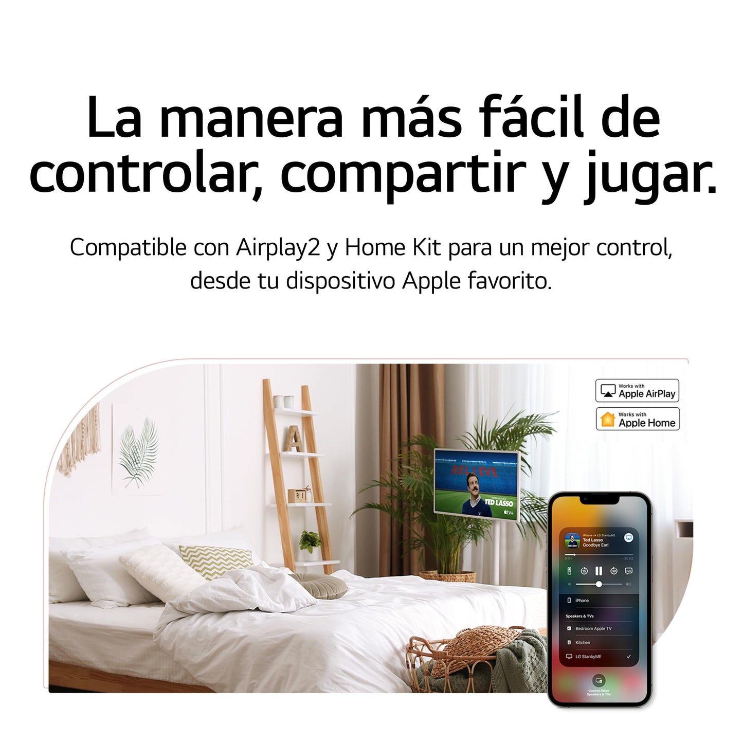 LG Pantalla StanbyME 27" Smart TV con ThinQ AI 27ART10AKPL