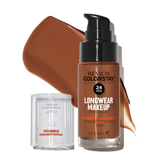 Revlon ColorStay Maquillaje para piel normal/seca SPF 20, Colorstay Oily/Combination Foundation, Capuccino, 29,57ml