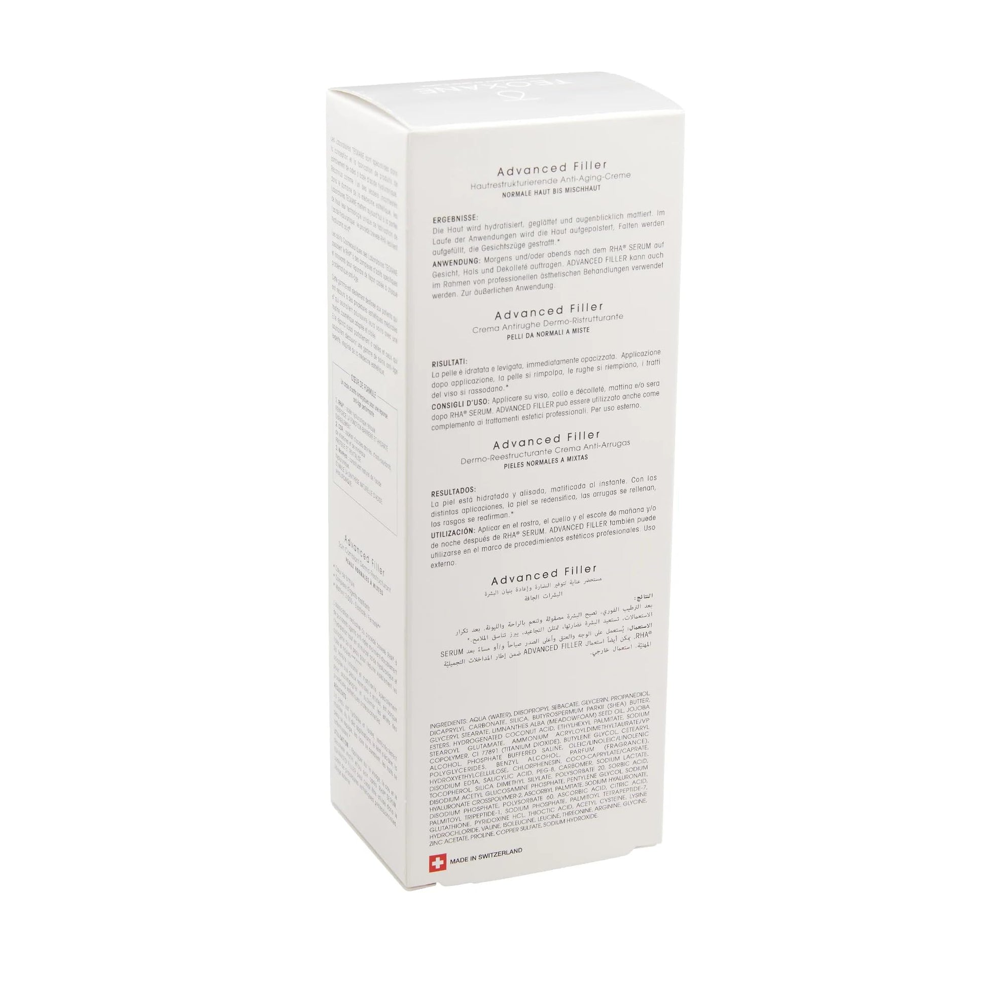 New Formula Advanced Filler Derma-Restructuring Anti-Wrinkle Cream for Normal to Mixed Skin by TEOXANE by Teoxane