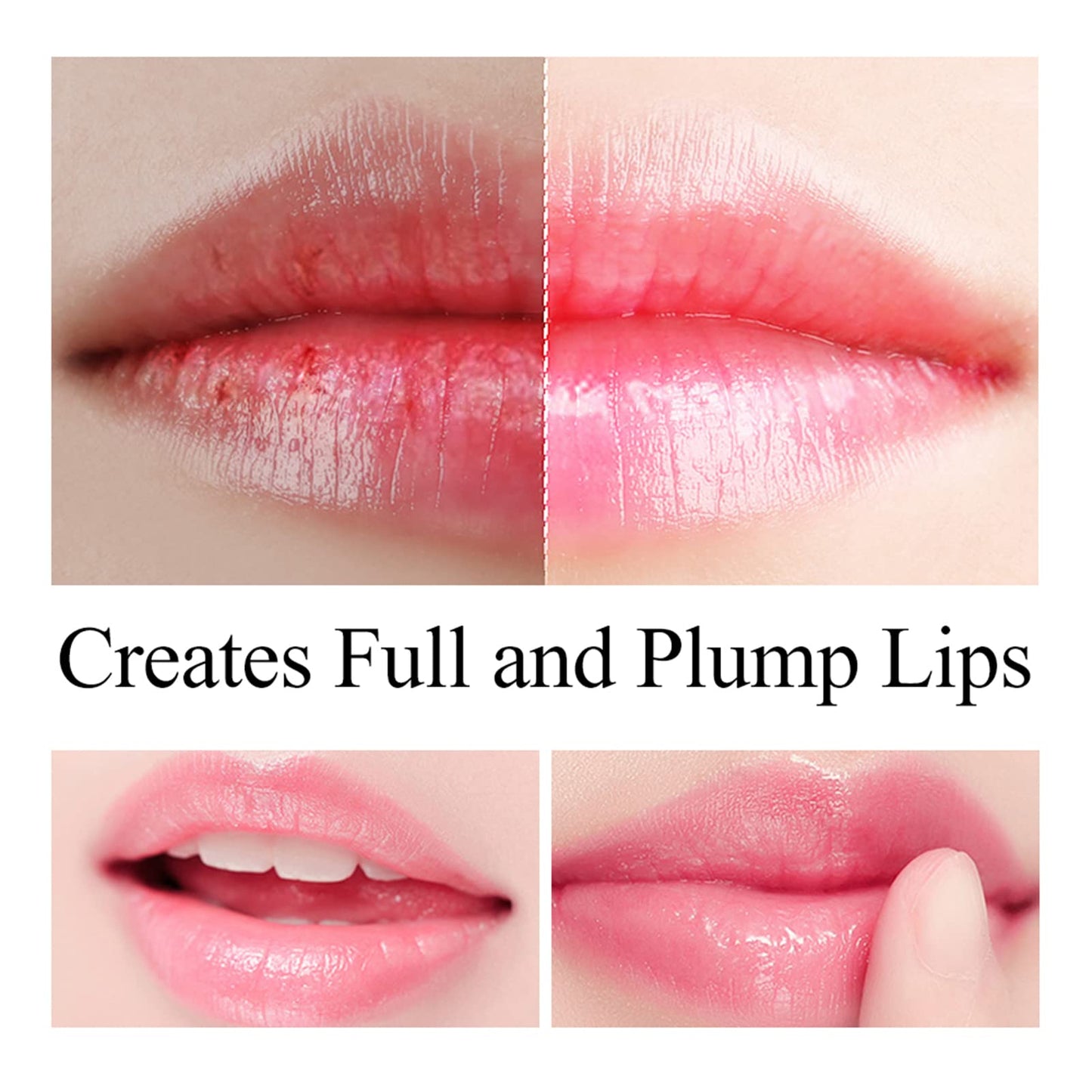 SZITW Bálsamo labial con ácido hialurónico Relleno labial Extracto natural Desvanecimiento de las líneas labiales Lápiz labial nutritivo Hidratante Cuidado labial duradero Uso diario