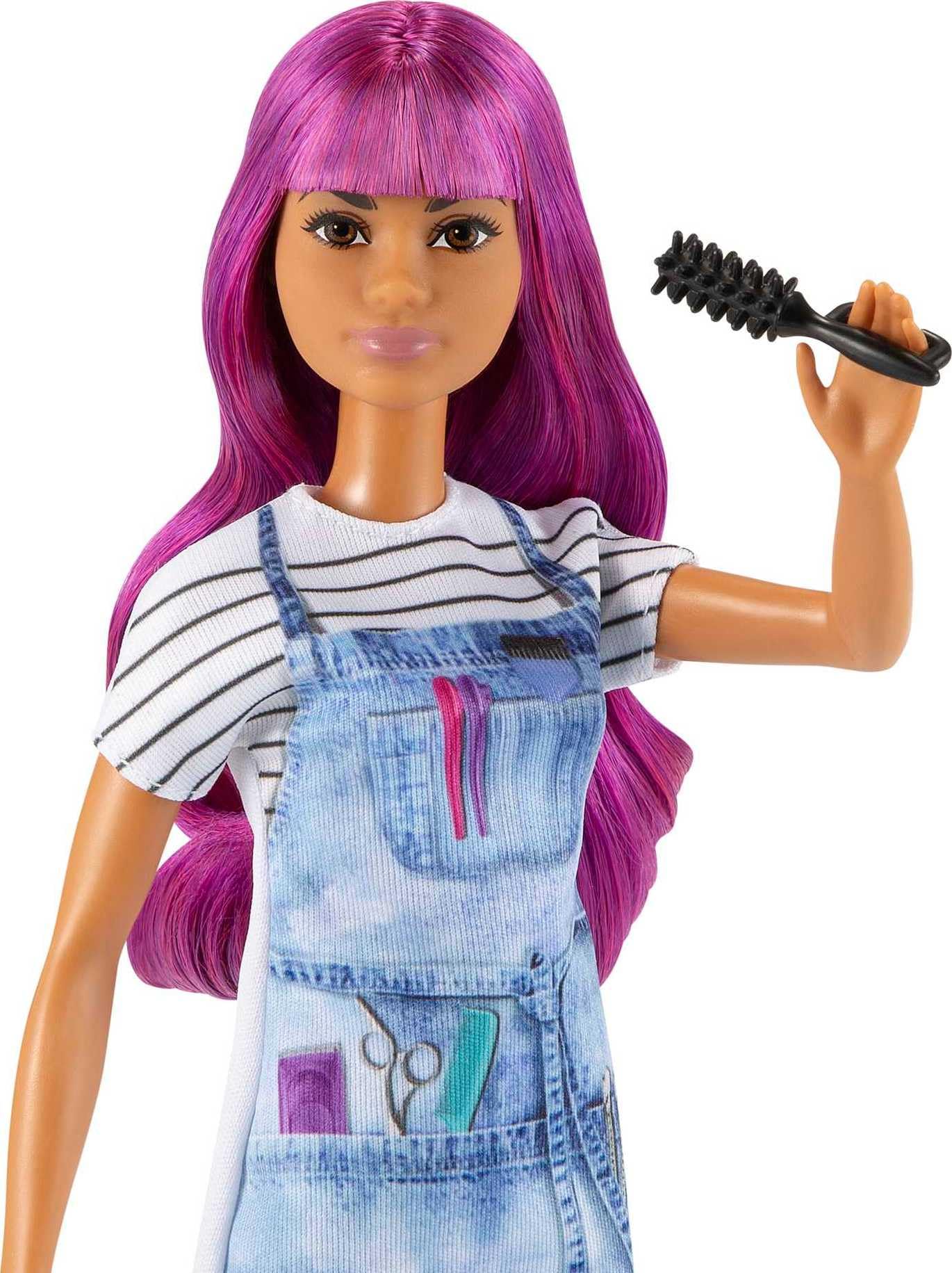 Barbie Careers, Muñeca Estilista, Muñeca para niñas de 3 años en adelante con Accesorios temáticos Que motivan la imaginación