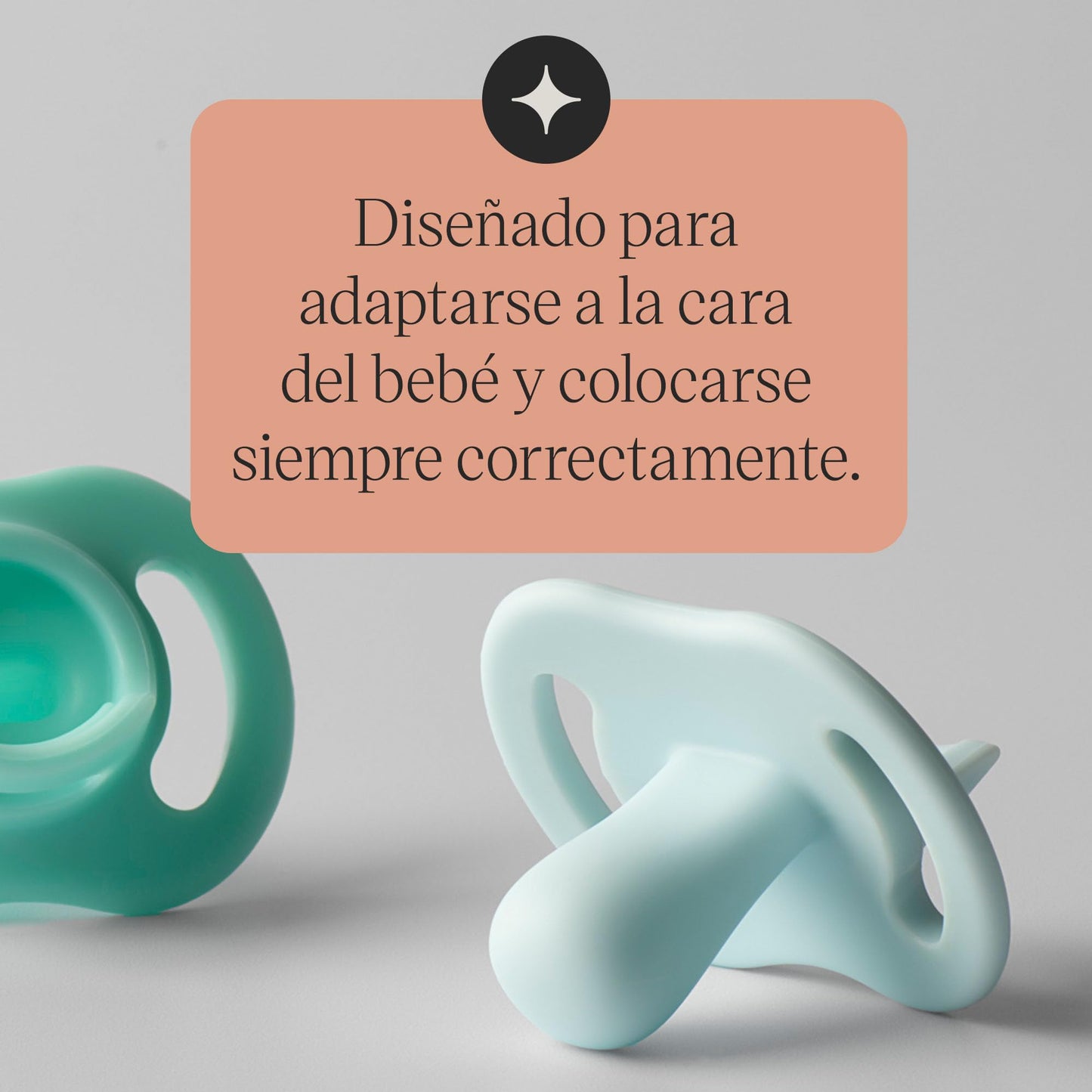 Chupete Tommee Tippee Ultra-light Verde Diseño de Silicona para Bebés de 18 a 36 Meses en Paquete de 4 Piezas