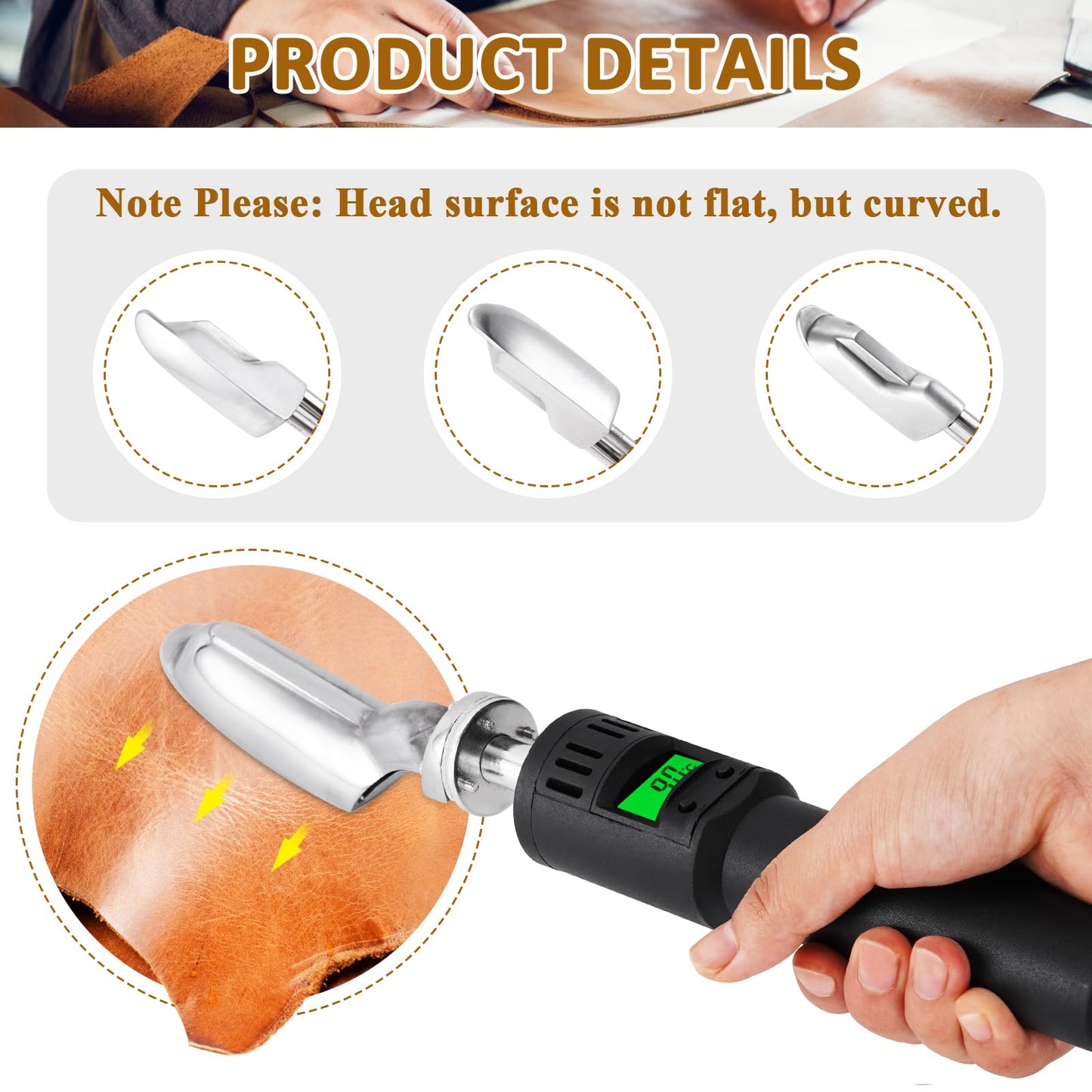 Mini Planchas YJINGRUI Alta Temperatura para Manualidades en Ropa y Zapatos de Piel