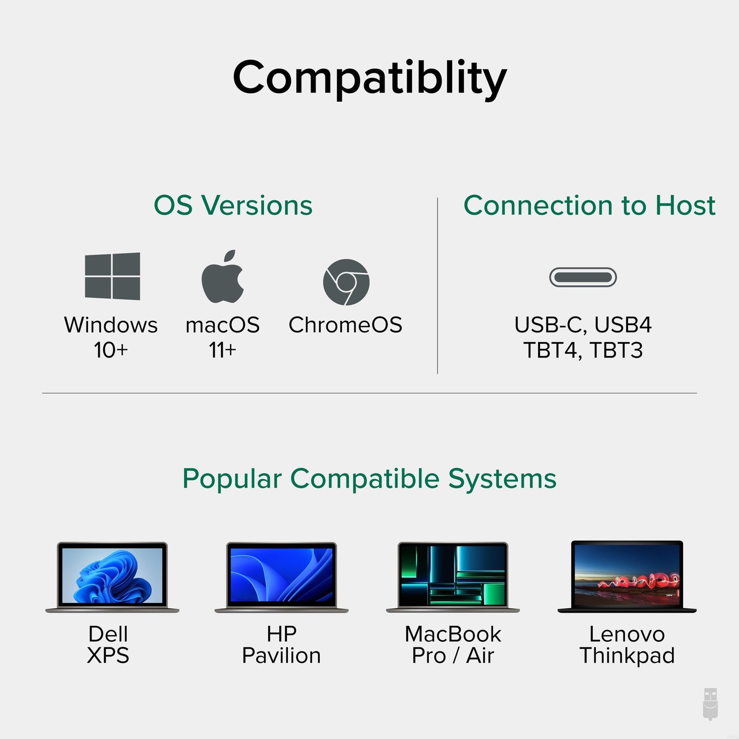 Adaptador Multipuerto USB C Plugable 100W Carga de Paso HDMI 4K 60Hz para Windows, Mac, iPad Pro y Chromebook