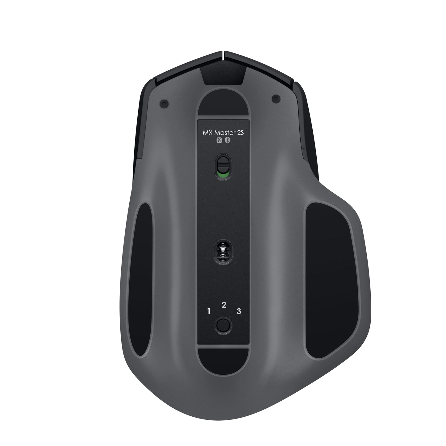 Logitech - MX Master 2s - Mouse Inalámbico Ergonómico Multidispositivo con Botones Programables - Negro