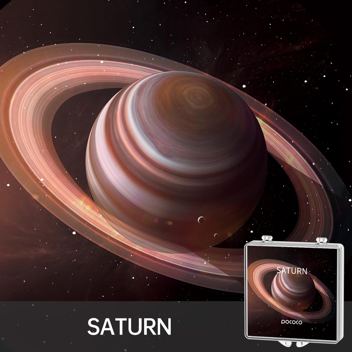 Discos Realistas Solar System - Discos para el Proyector de Estrellas POCOCO Galaxy Lite Home Planetarium, 8 Piezas, Ultra HD 5k (8 Discos)
