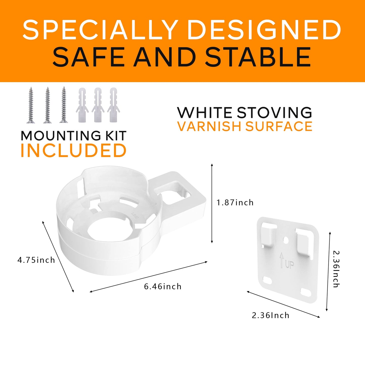 BANGCHEER-Soporte de pared para TP-Link, Deco X90/X95/XE200 WiFi 6 Soporte de pared con organizador de cables, sistema WiFi de malla para el hogar, soporte resistente, soporte de pared TP-Link Router