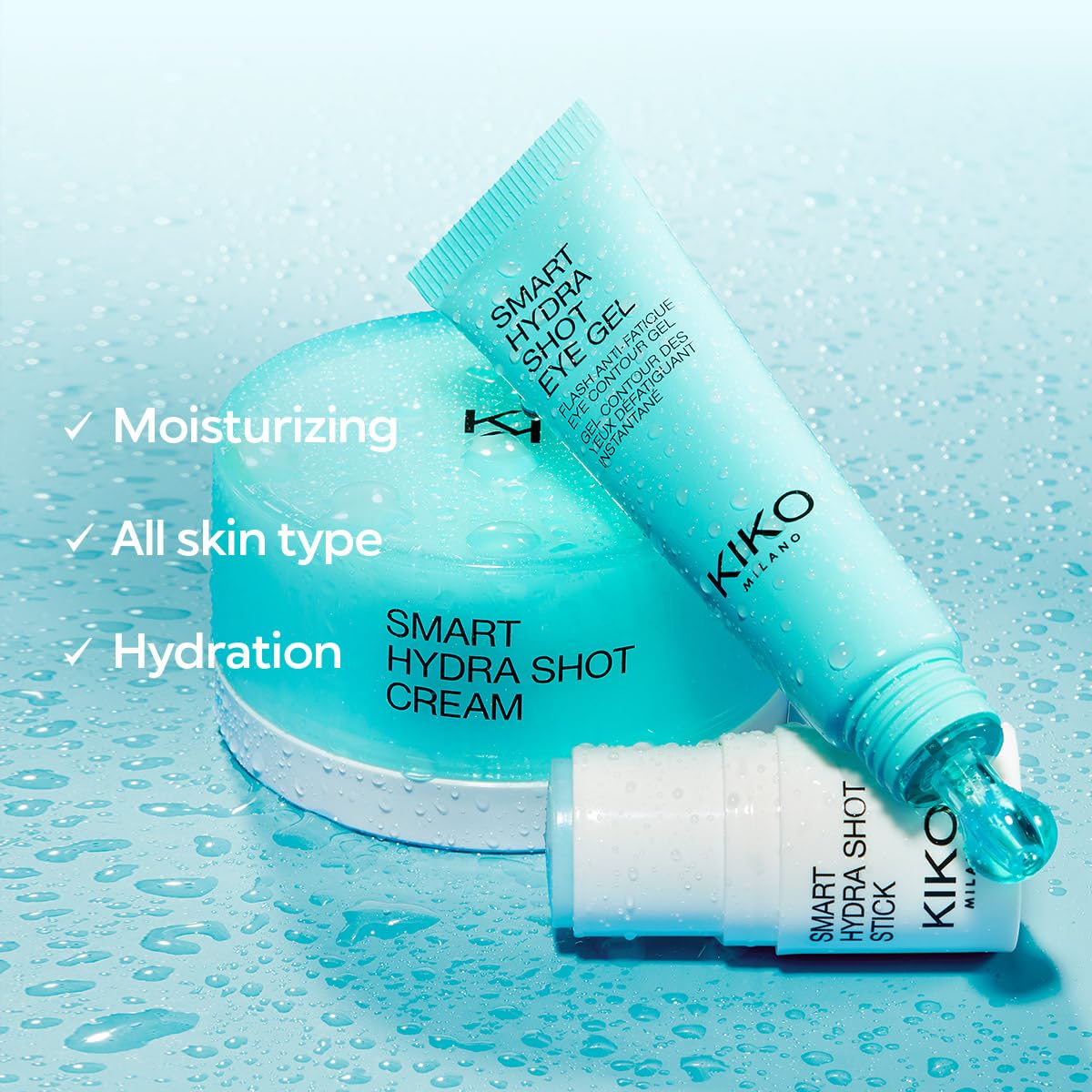KIKO MILANO - Smart Hydrashot Stick Rapid - Varilla de hidratación para rostro y ojos