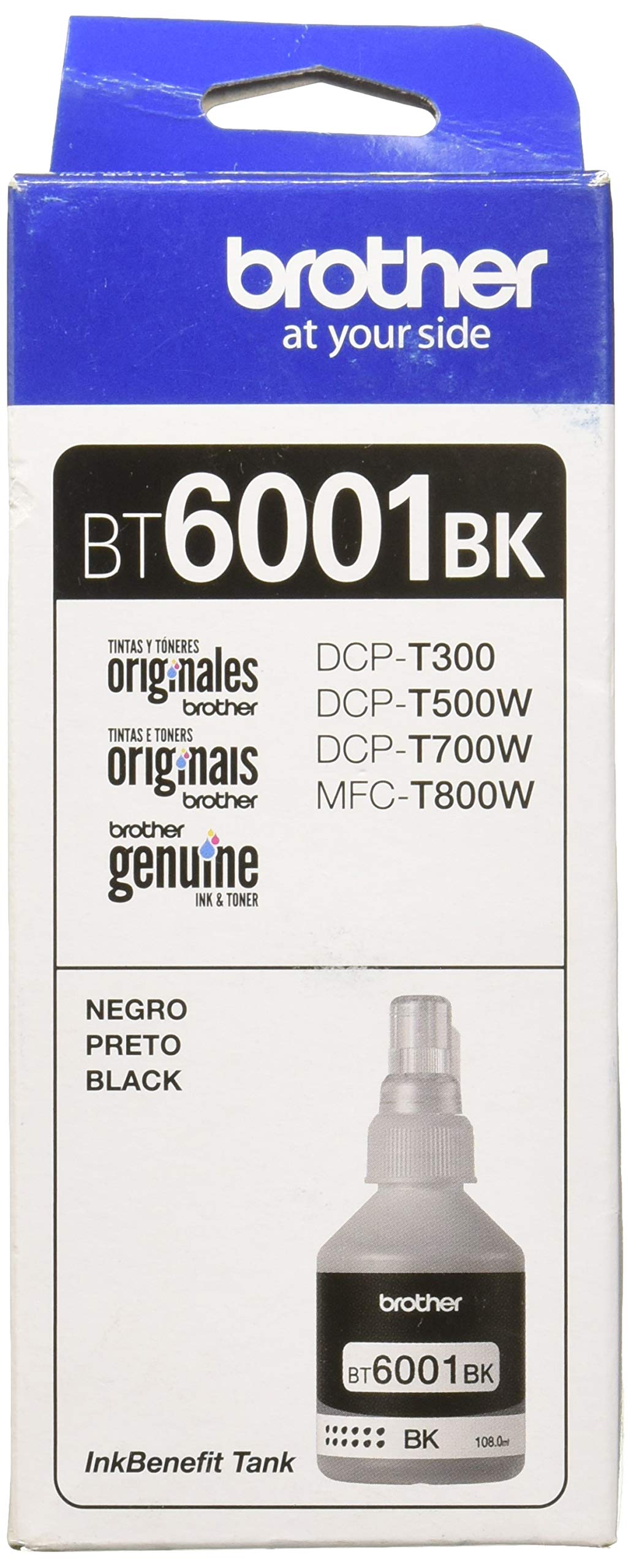 Brother BT6001BK botella de tinta, 6000 Paginas