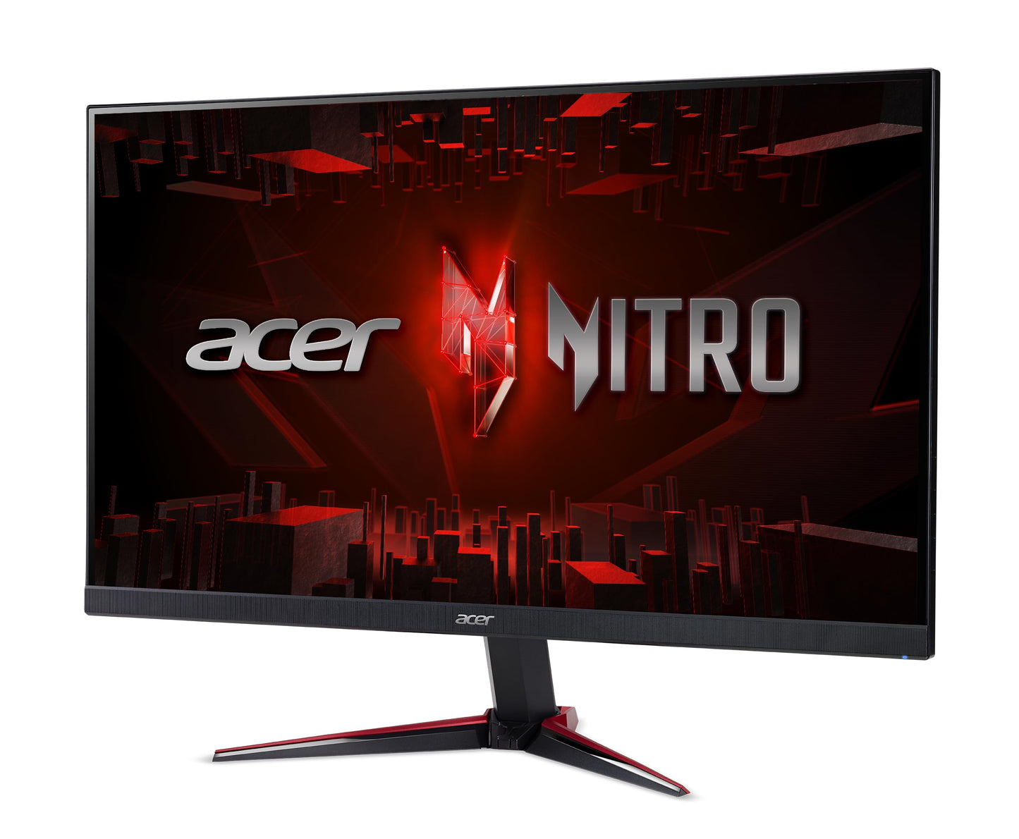 Acer Nitro Monitor IPS para juegos Full HD de 23.8 pulgadas 1920 x 1080 PC | AMD FreeSync Premium | Actualización de 180 Hz | Hasta 0.5 ms | Soporte HDR10 | 99% sRGB | 1 puerto de pantalla 1.2 y 2 x