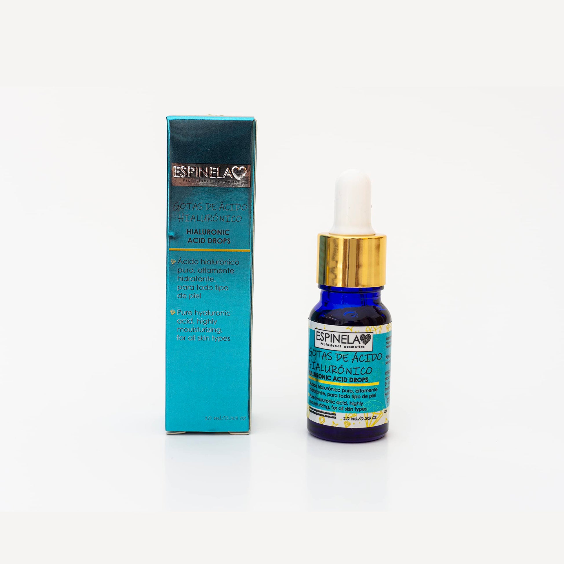 Gotas Hidratantes Ácido Hialurónico Espinela Puro