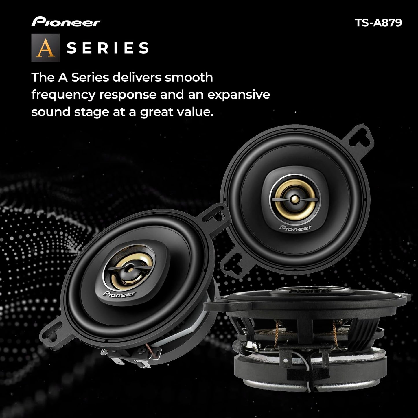 Altavoz Coaxial Serie A Pioneer Negro 2 Vías 450W