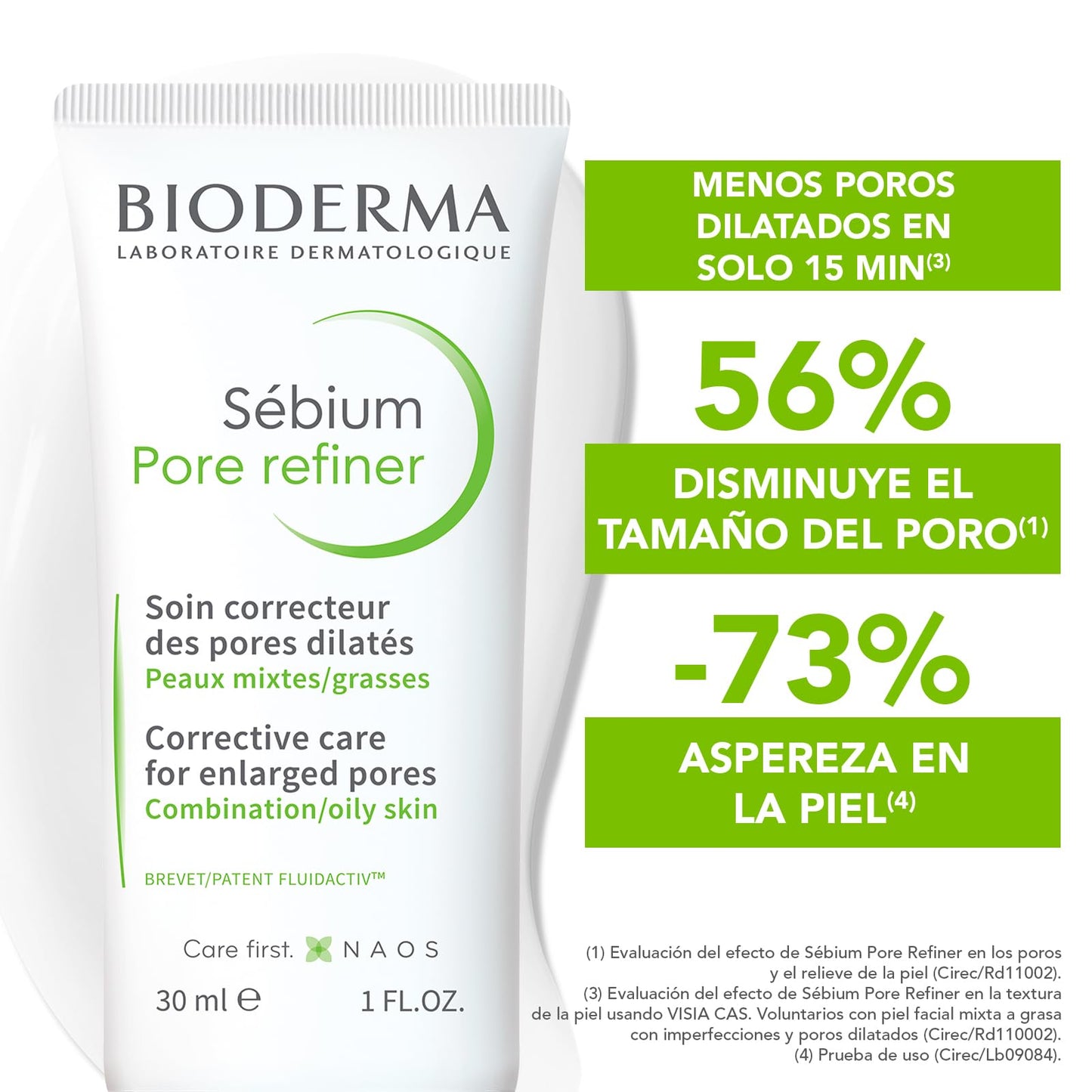 Bioderma | Sébium Pore Refiner | Corrector De Poros Dilatados, 30 Ml | Poros cerrados durante un máximo de 8 horas*