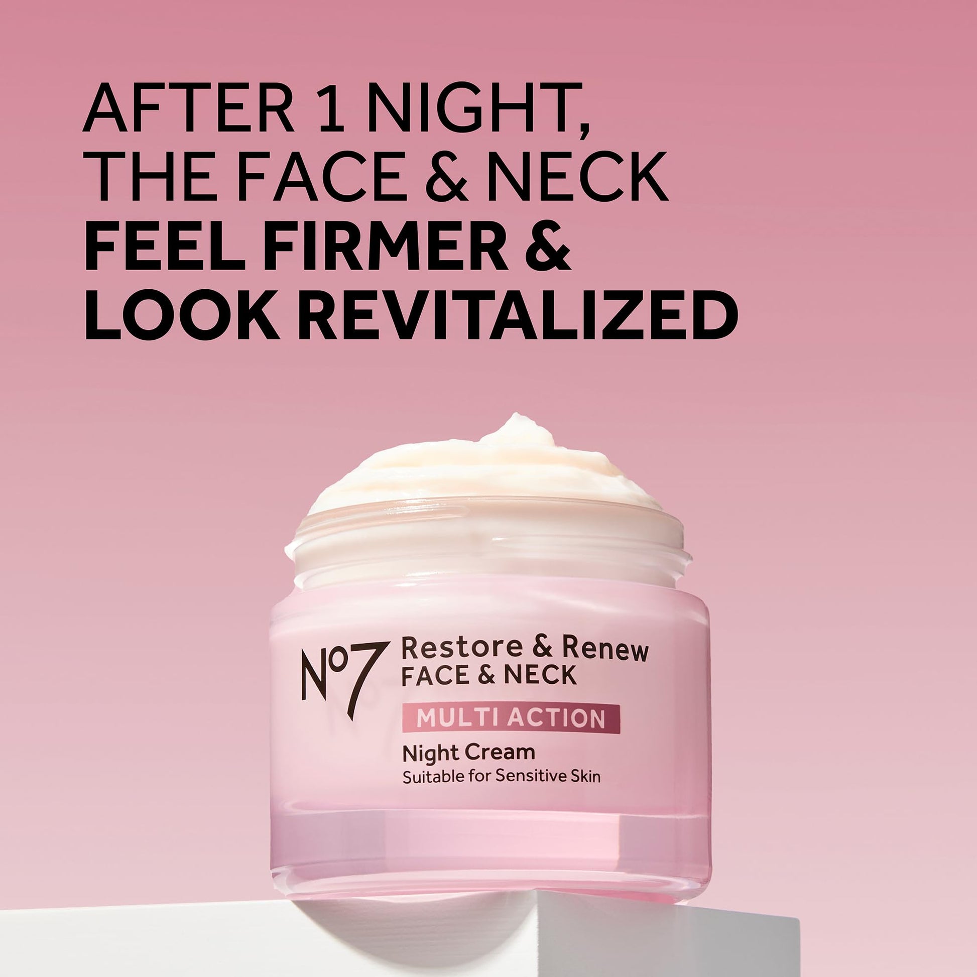 Sistema de Cuidado de la Piel No7 Restore & Renew Face & Neck Multi Action, pack de 1