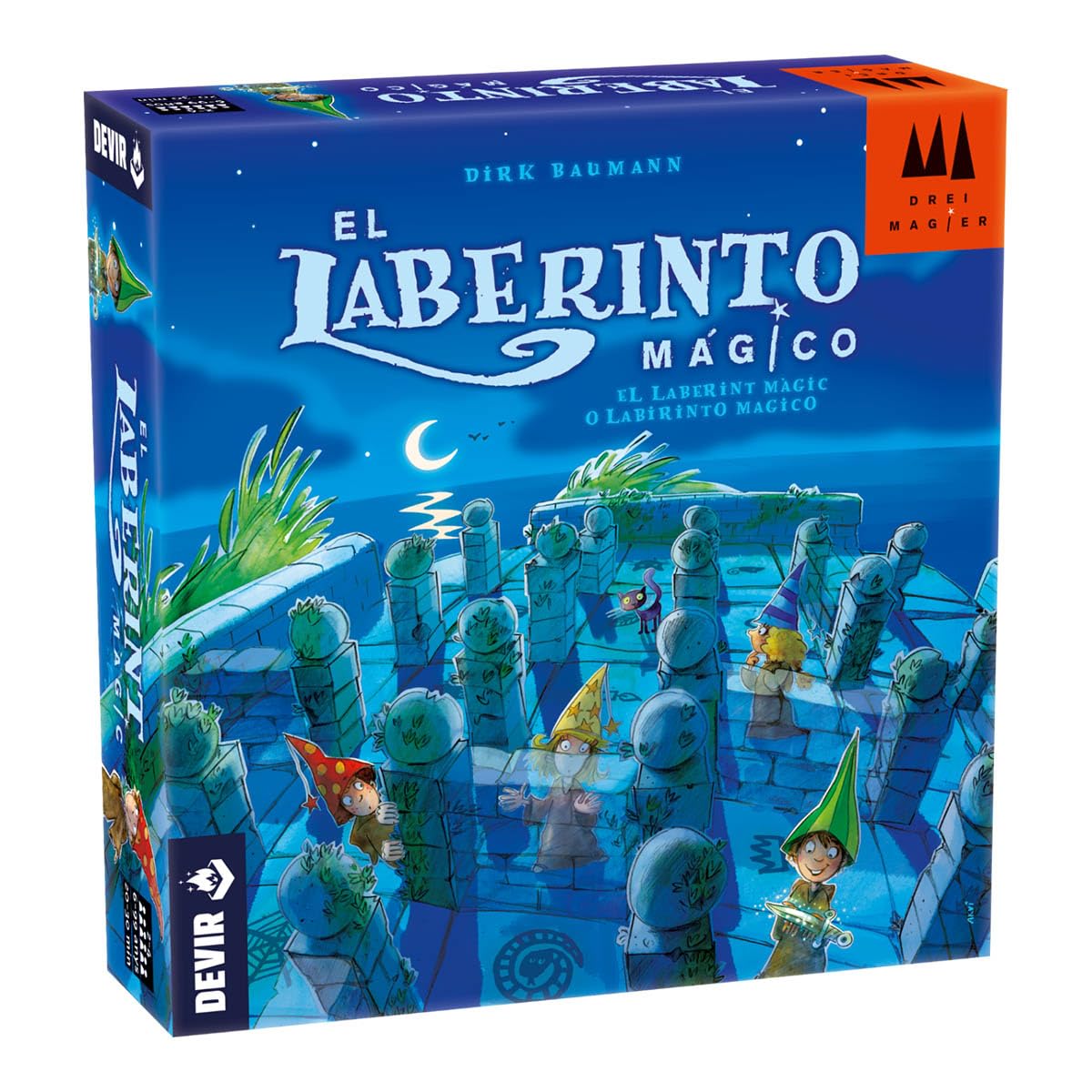 Devir - Laberinto Mágico Juego de Estrategia, 6+ Años, Multicolor, 8436017220018