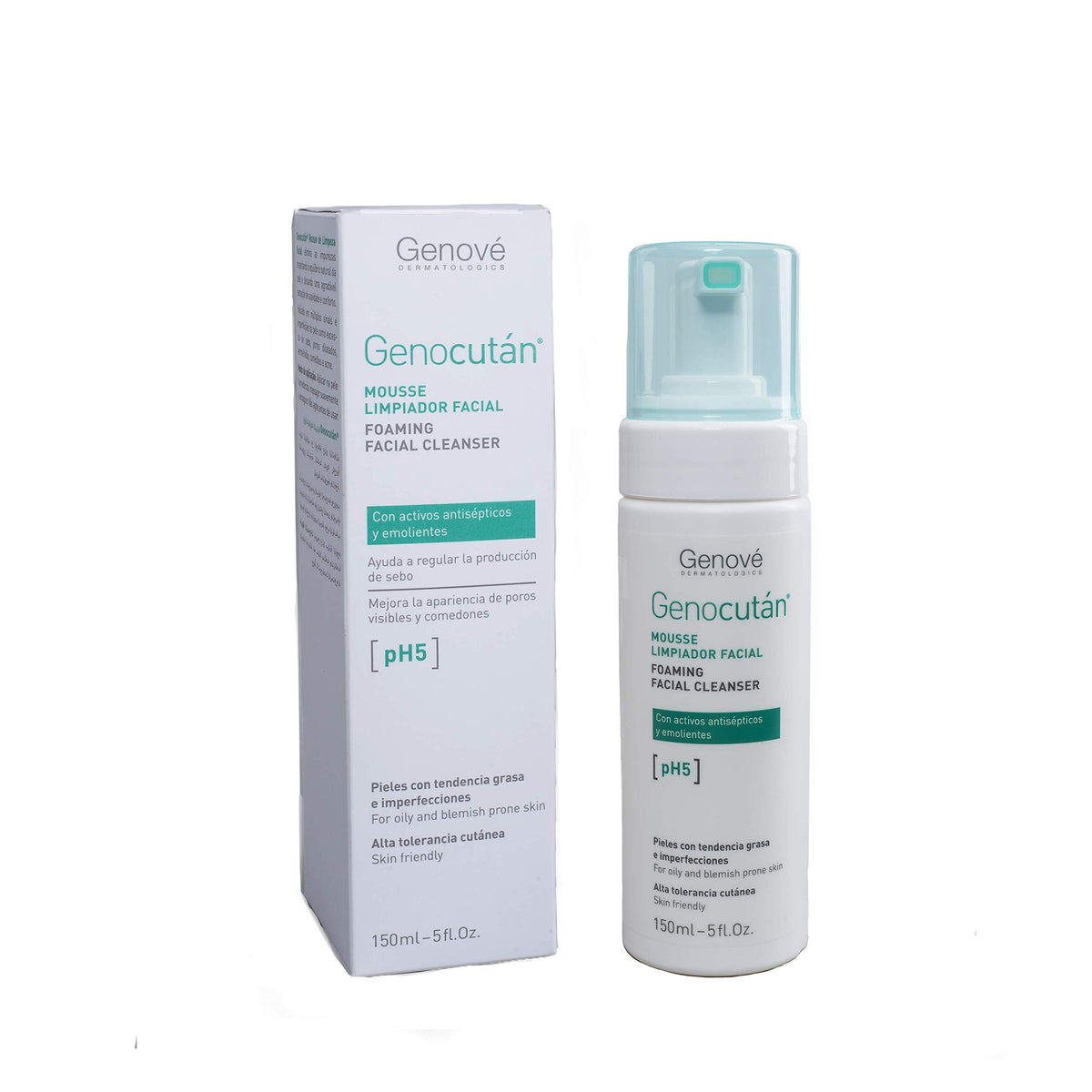 Genové Genocutan Mousse Limpiador Facial 150 ml