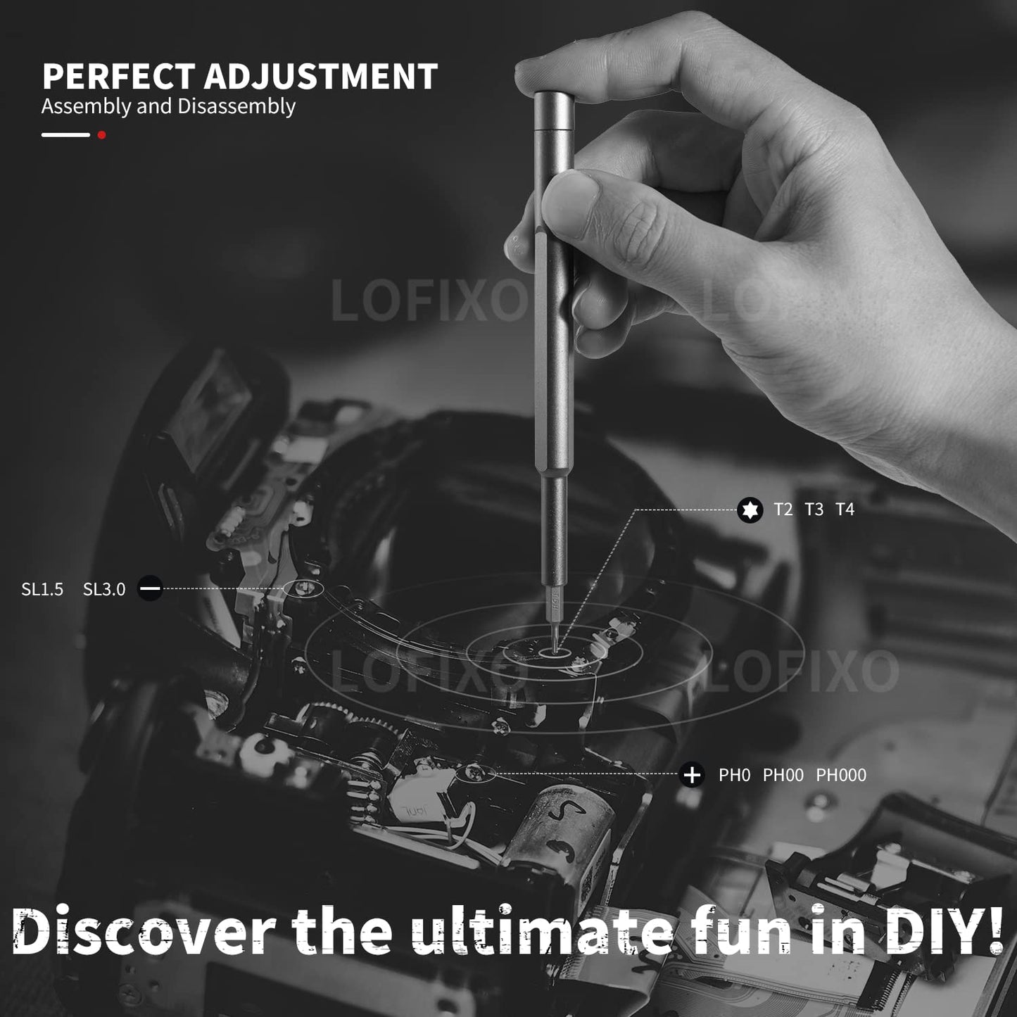 Juego de Desarmadores Precisión, Destornillador Torx Estrella Plano Cruz, Kit Limpieza Reparación para iPhone PC Switch Lentes Laptop Cámara Computadora Mac PS4 Xbox One Celular Relojero Joyero