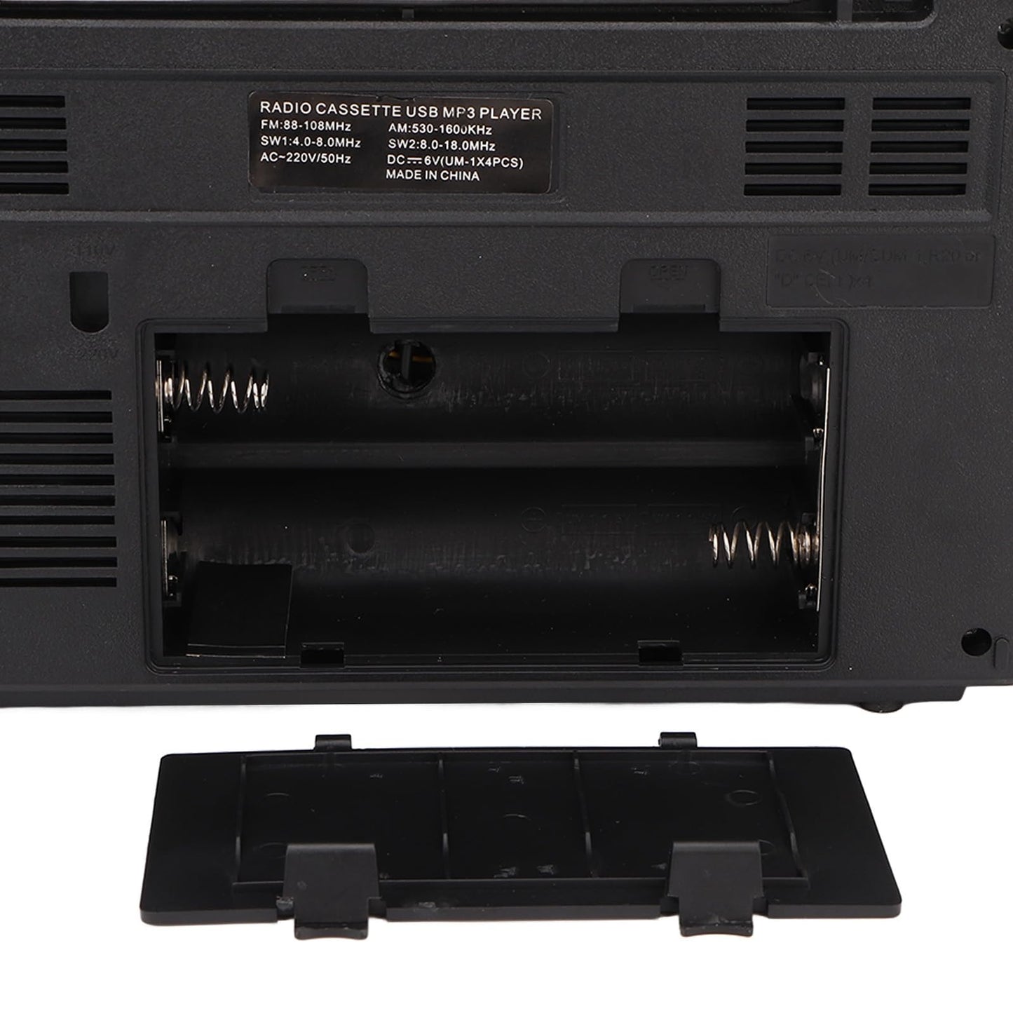 Actualice el Combo de Reproductor de CD y Casete TR621 con Control Remoto, Radio AM FM Portátil Boombox, Sonido Estéreo del Reproductor MP3, USB, Puerto TF, para la Familia