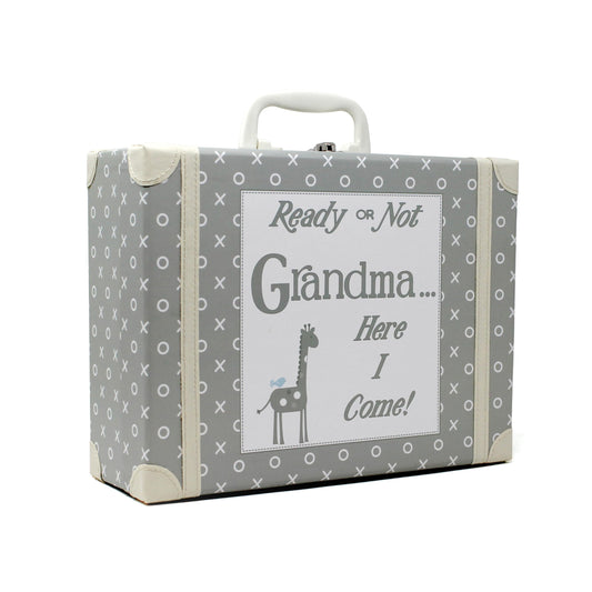 Manta de Veliz Visit Grandma Gris para Niños