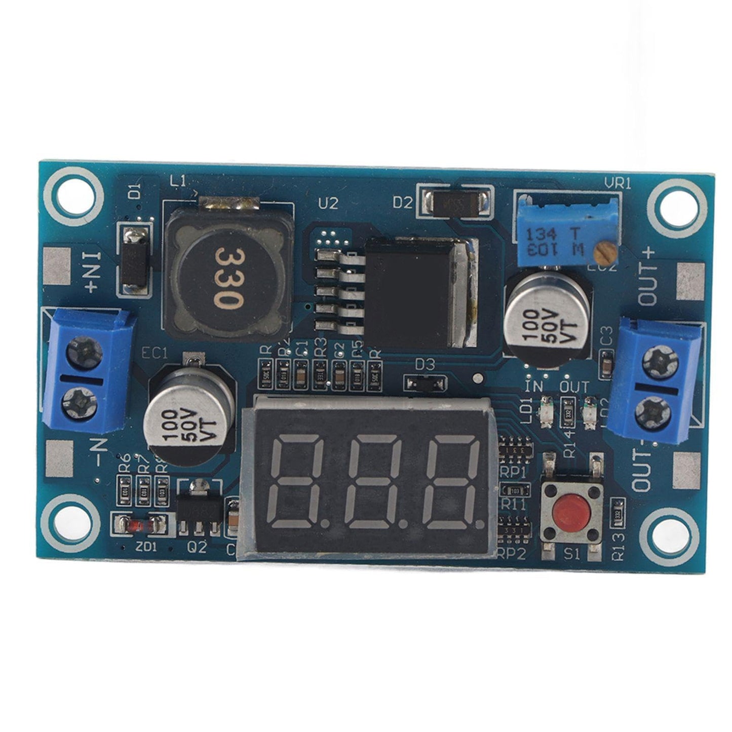 Agatige Xl6009 Boost Converter, Módulo Elevador de Fuente de Alimentación de 4,5 V-32 V a 5 V-35 V, Módulo Convertidor Elevador DC-DC, Módulo de Fuente de Alimentación del Regulador Voltaje Ajustable